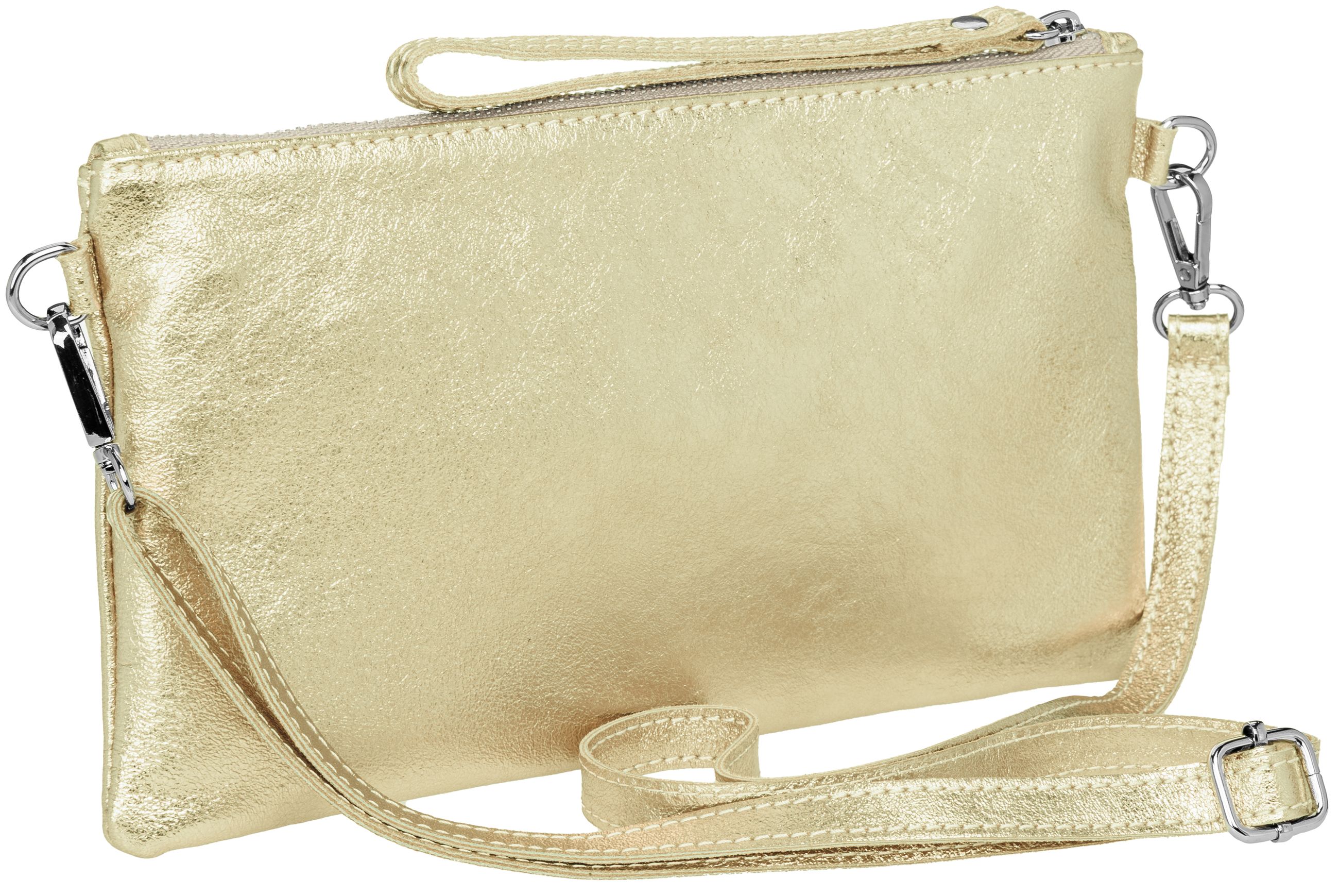 caspar-clutch-no-717-damen-abendtasche-echtleder-metallic image 3