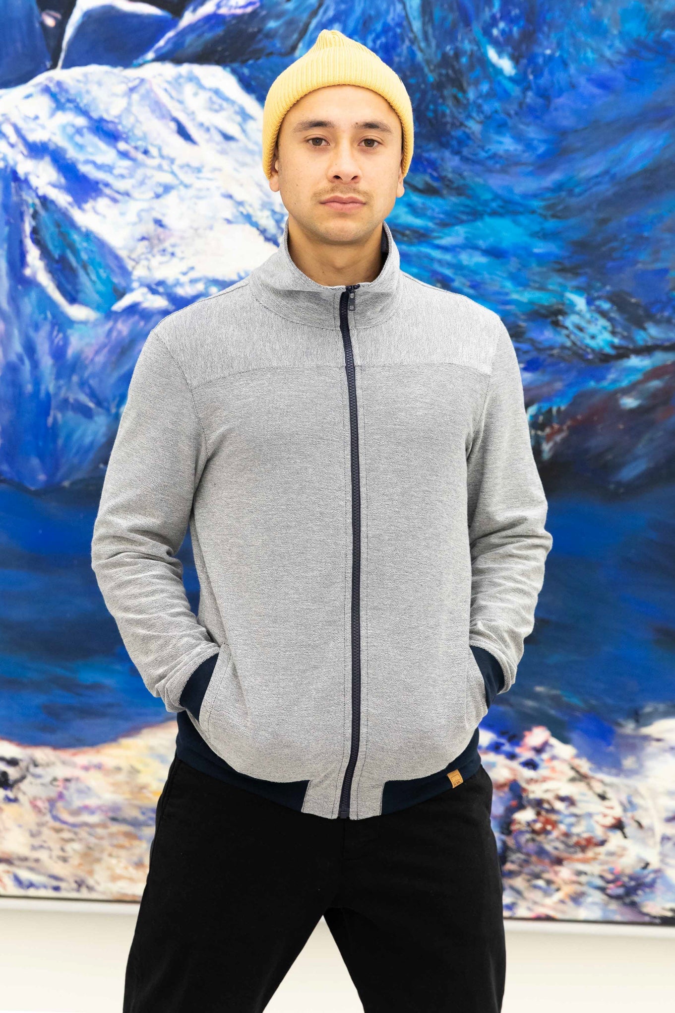 kml-collection-sungam-ls-zip-sweatjacke-grey-mel image 1