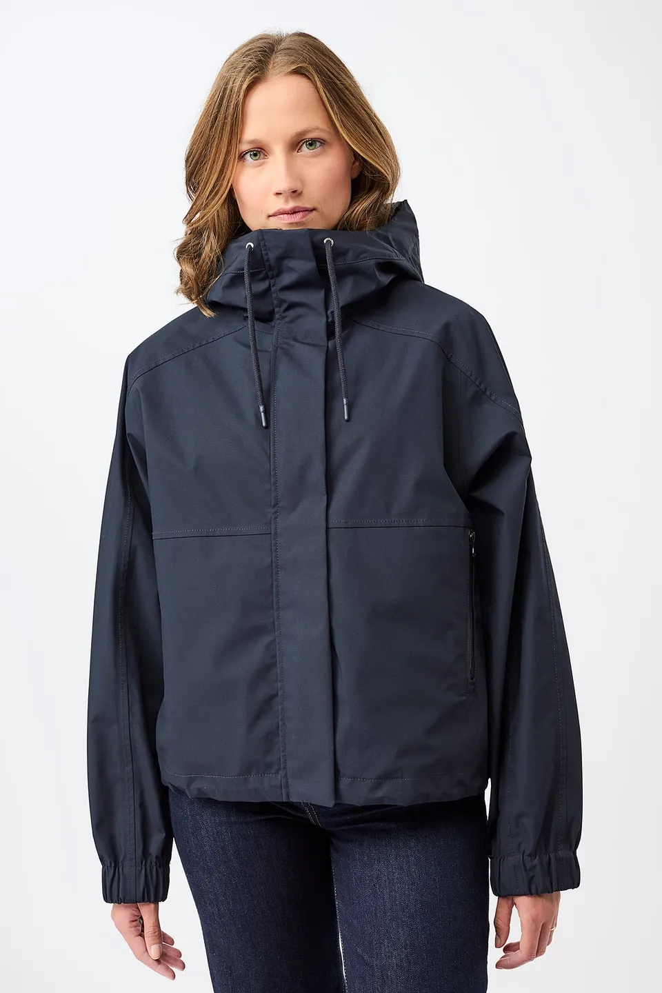 langerchen-kurze-regenjacke-mit-rei-verschlusstasche-navy-regenjacke image 1