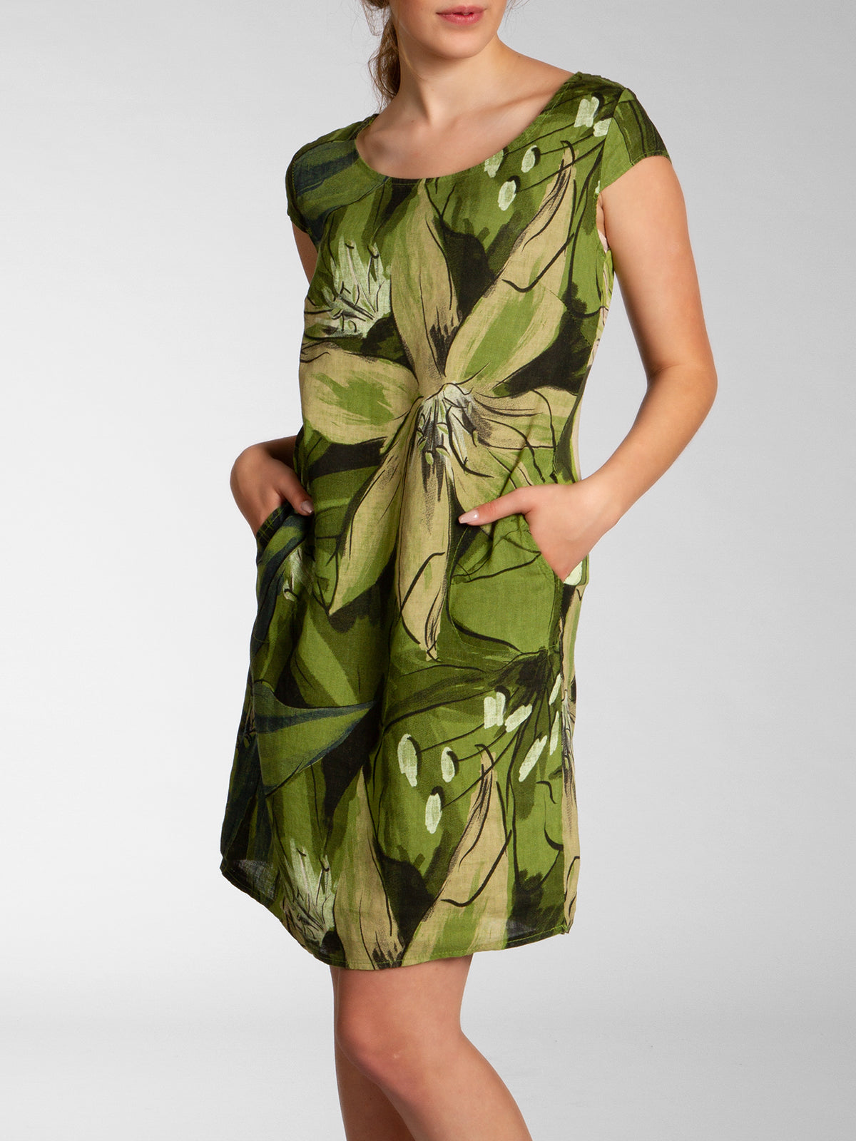 caspar-leinenkleid-no-035-damen-sommerkleid-aus-100-leinen image 8