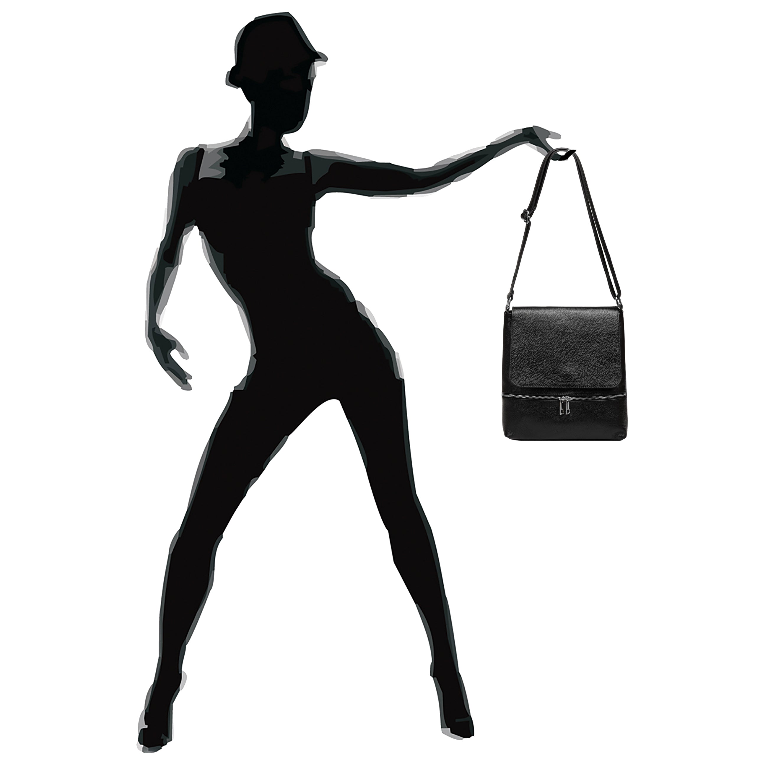 caspar-crossbody-no-811-damen-umh-ngetasche-aus-italienischem-rindsleder image 6