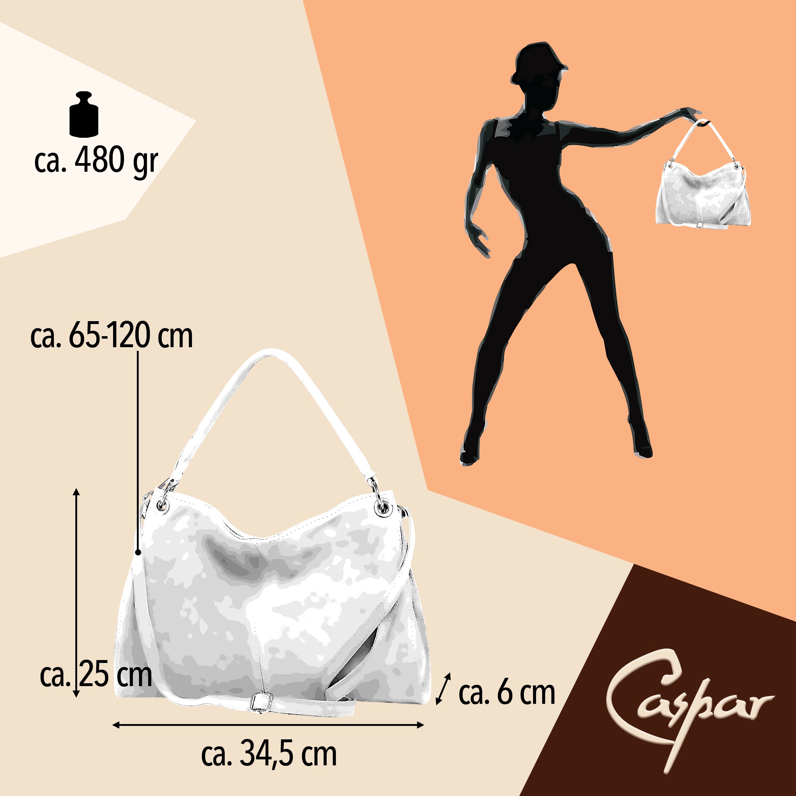 caspar-shoulder-no-838-damenhandtasche-wildleder-schulter-und-umh-ngetasche image 6