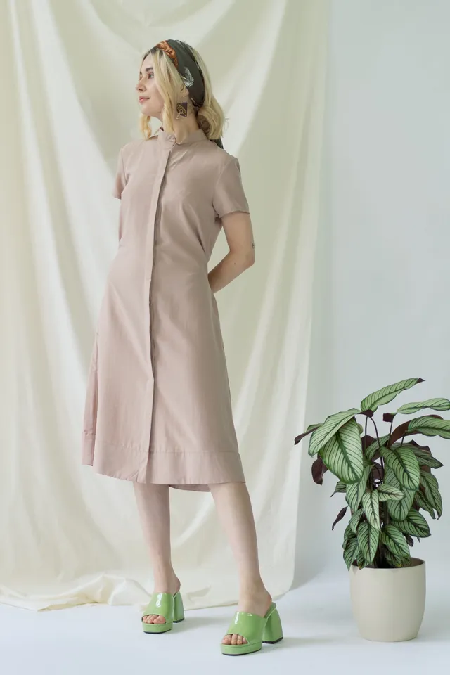 ayani-melanie-shirt-dress-mit-kurzarm-in-rose image 1