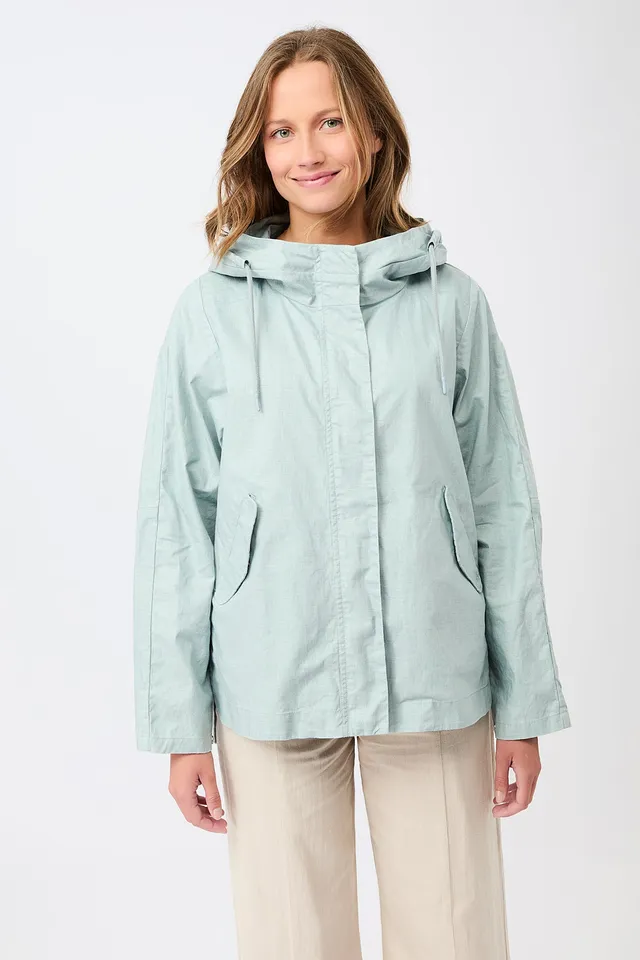langerchen-outdoorjacke-aus-beschichtetem-leinen-flow image 1