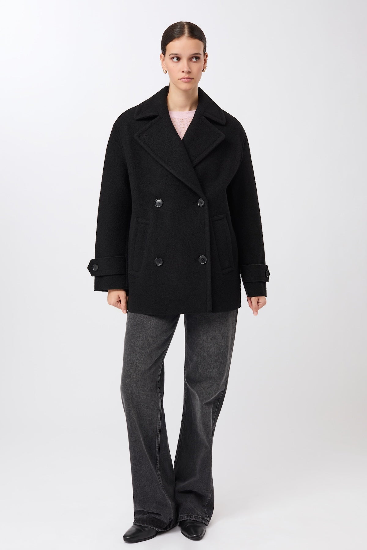 langerchen-langer-cabanstyle-mit-gro-em-kragen-mantel-in-black image 1