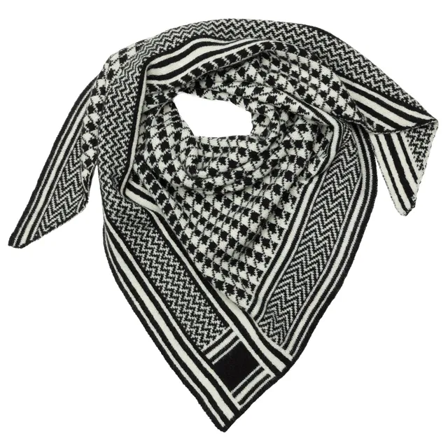 caspar-schal-no-512-xxl-dreieckstuch-mit-hahnentritt-muster image 1