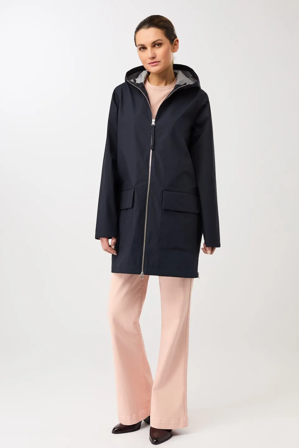 langerchen-bestseller-regenjacke-aus-bio-baumwolle-navy image 1