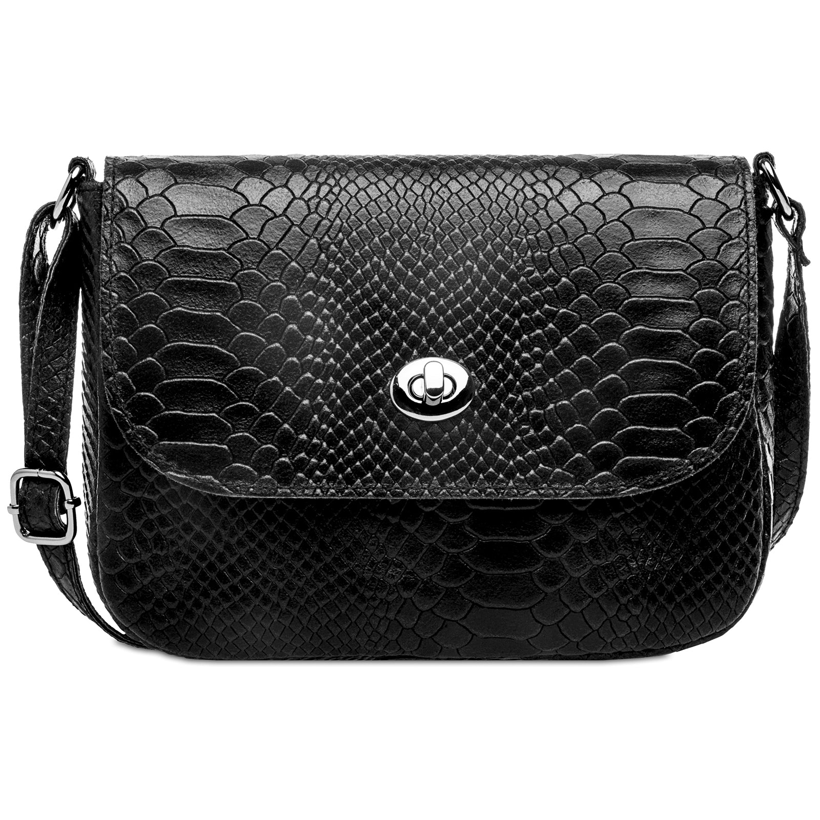 caspar-crossbody-no-783-damen-umh-ngetasche-echtleder-kroko-mittelgro image 1