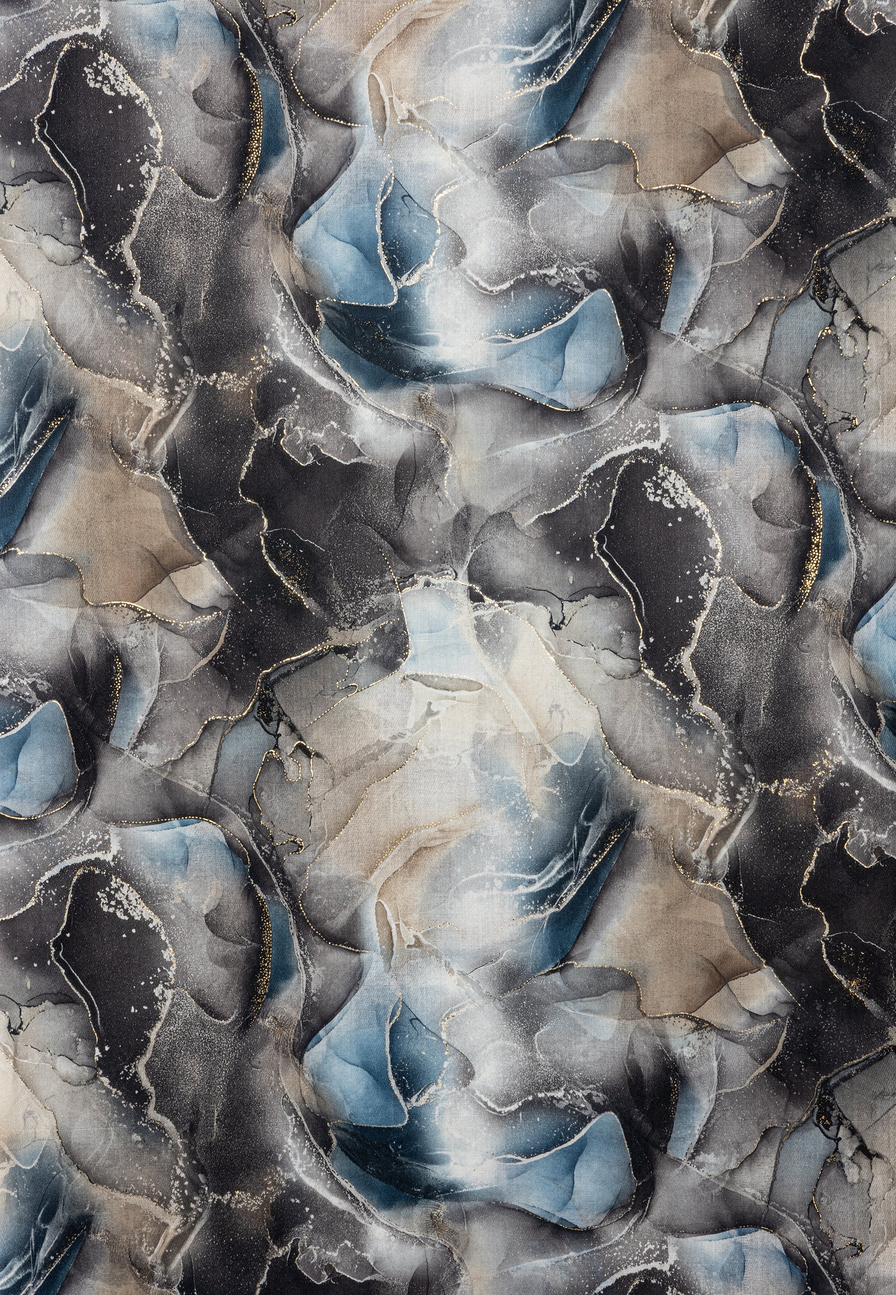 caspar-schal-no-515-xl-aquarell-print-mit-gold-200-x-75-cm image 2
