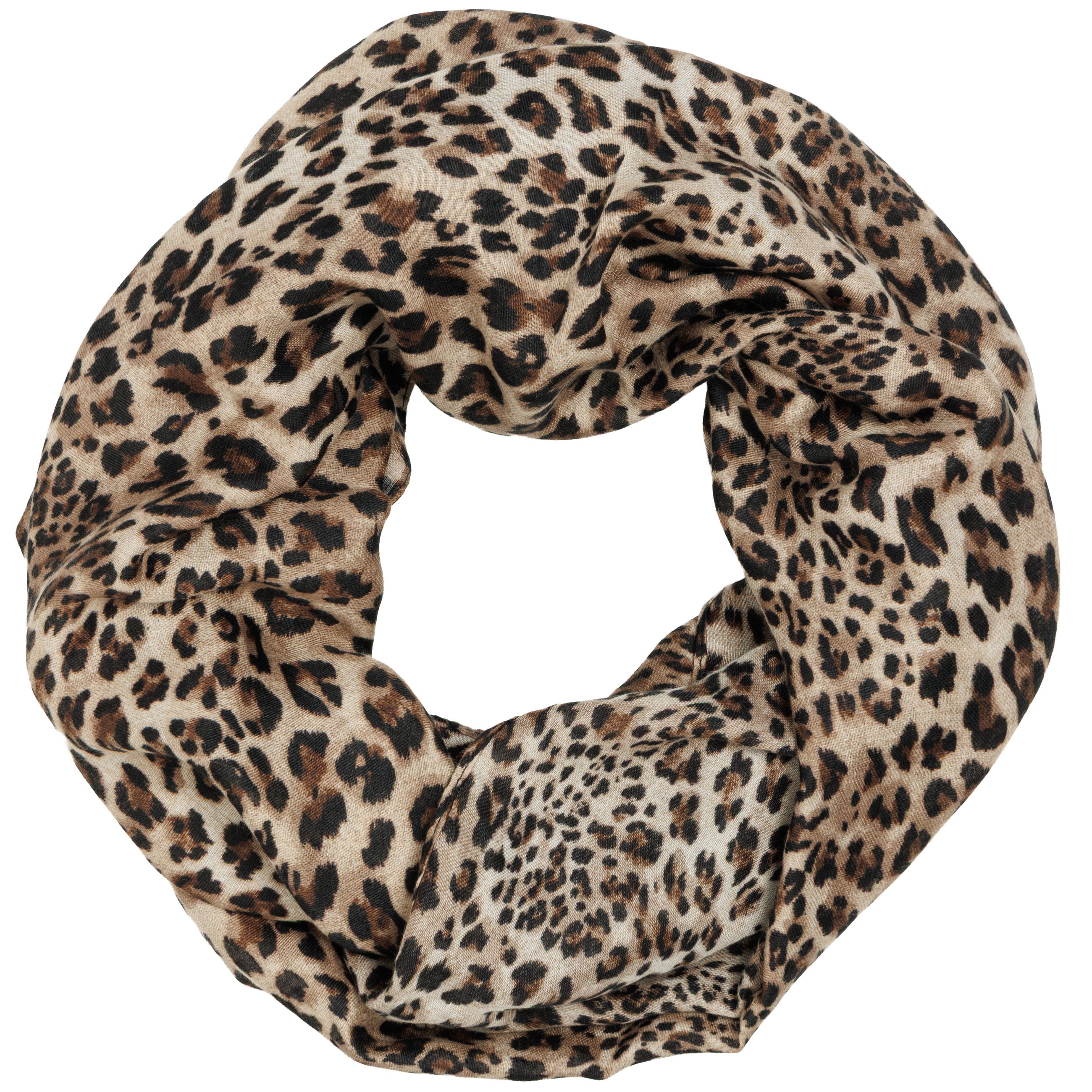 caspar-loop-546-damen-loop-schal-animal-print-aus-viskose image 7