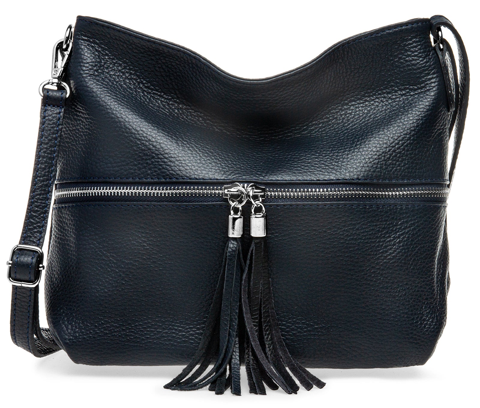 caspar-crossbody-no-784-damen-leder-umh-ngetasche-mit-3-f-chern image 8