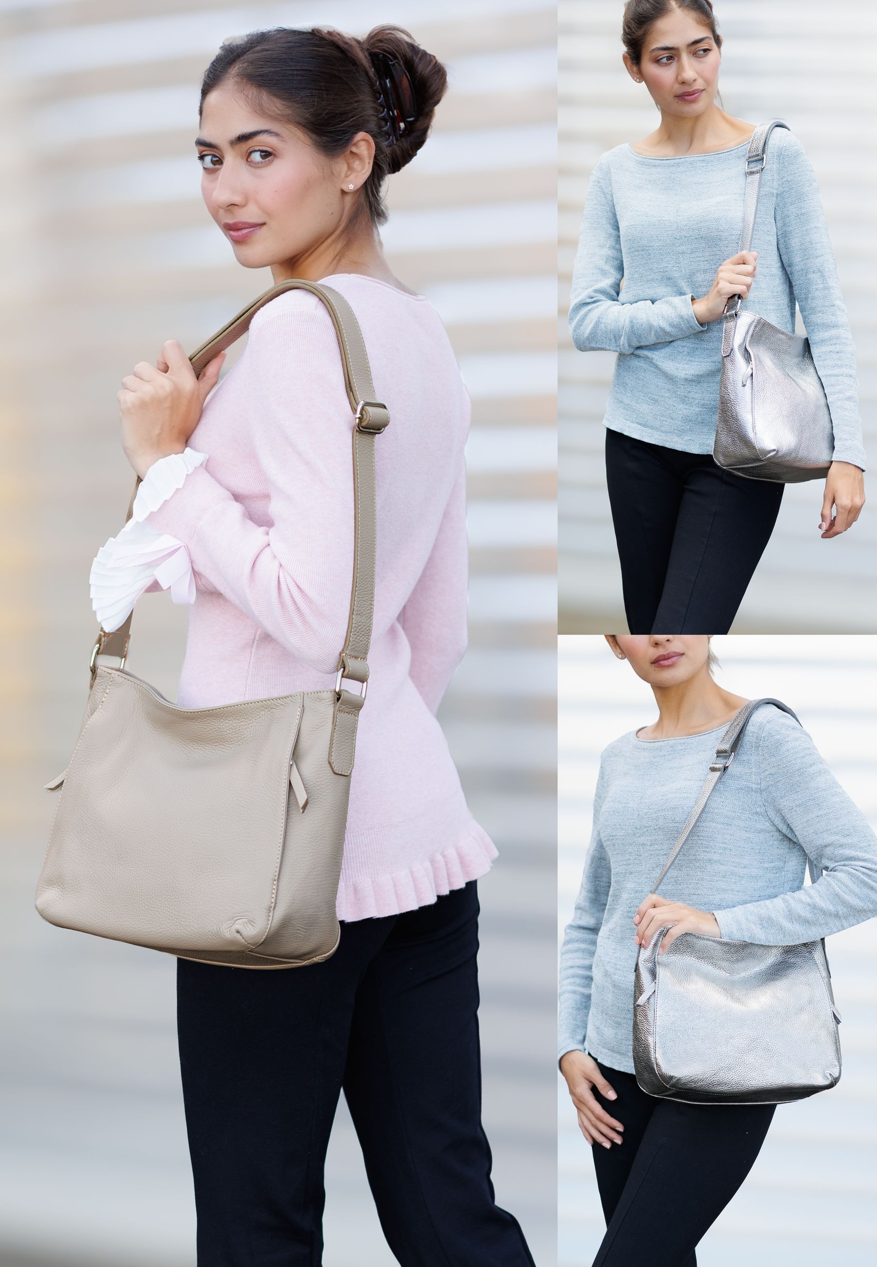 caspar-shoulder-bag-no-865-damen-handtasche-echtleder image 2