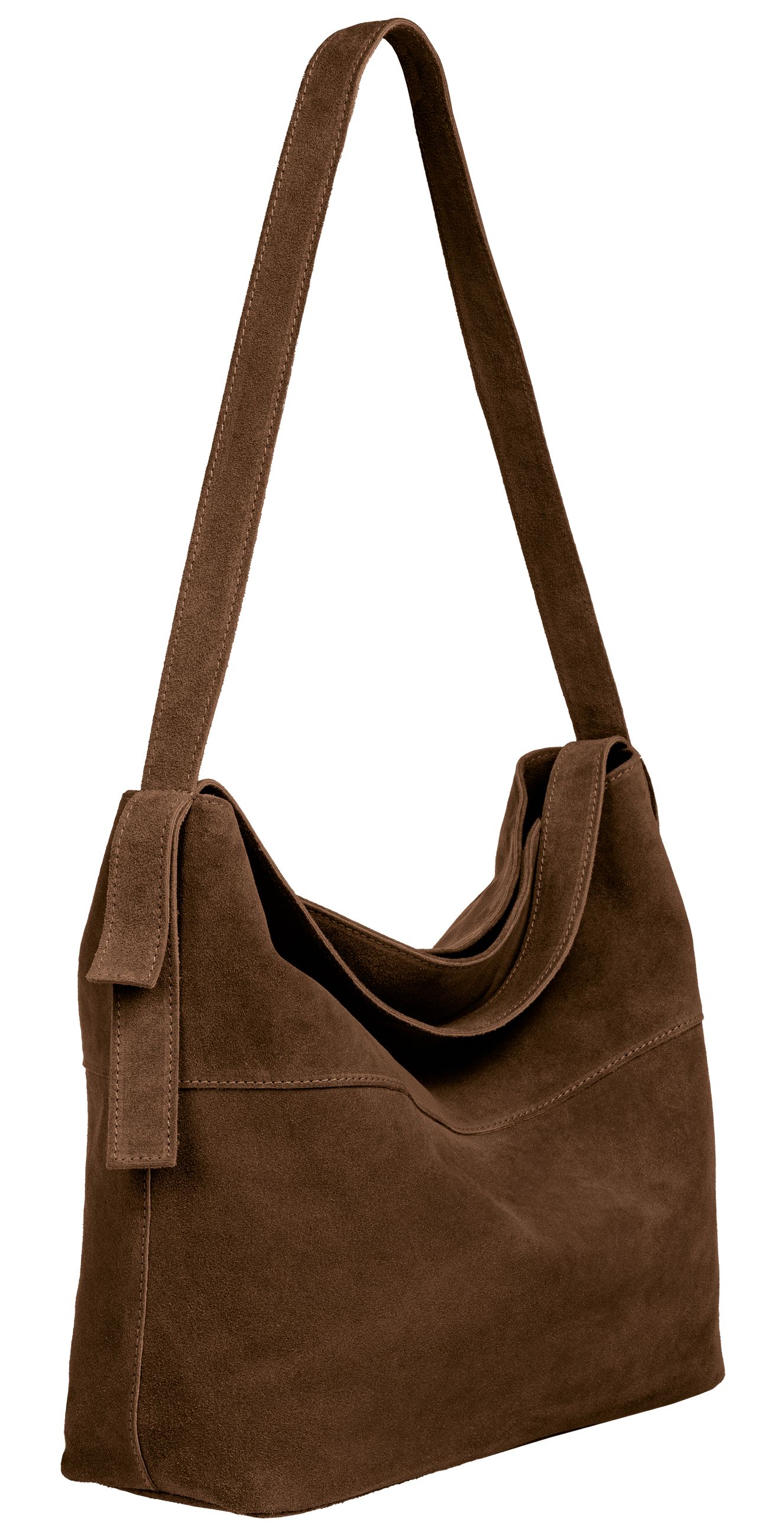 caspar-hobo-no-816-damen-schultertasche-wildleder-vintage image 6