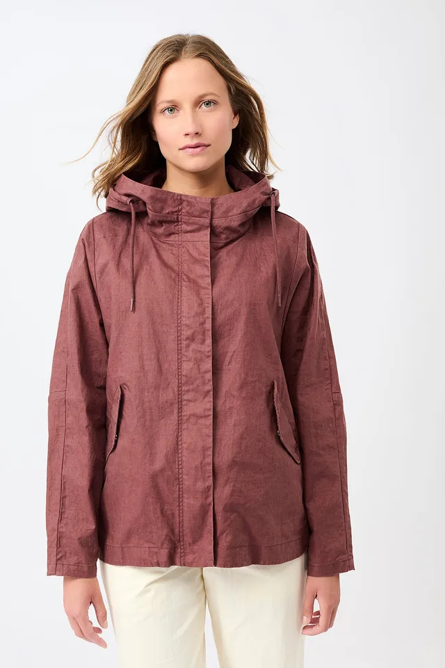 langerchen-outdoorjacke-aus-beschichtetem-leinen-rubywood image 1