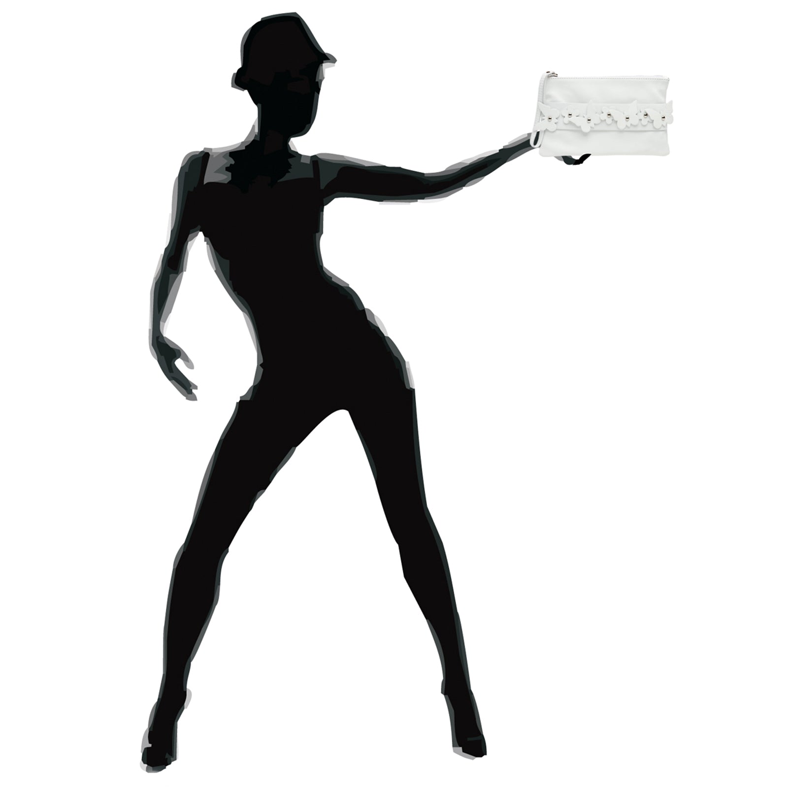 caspar-clutch-no-775-leder-abendtasche-schmetterling image 5