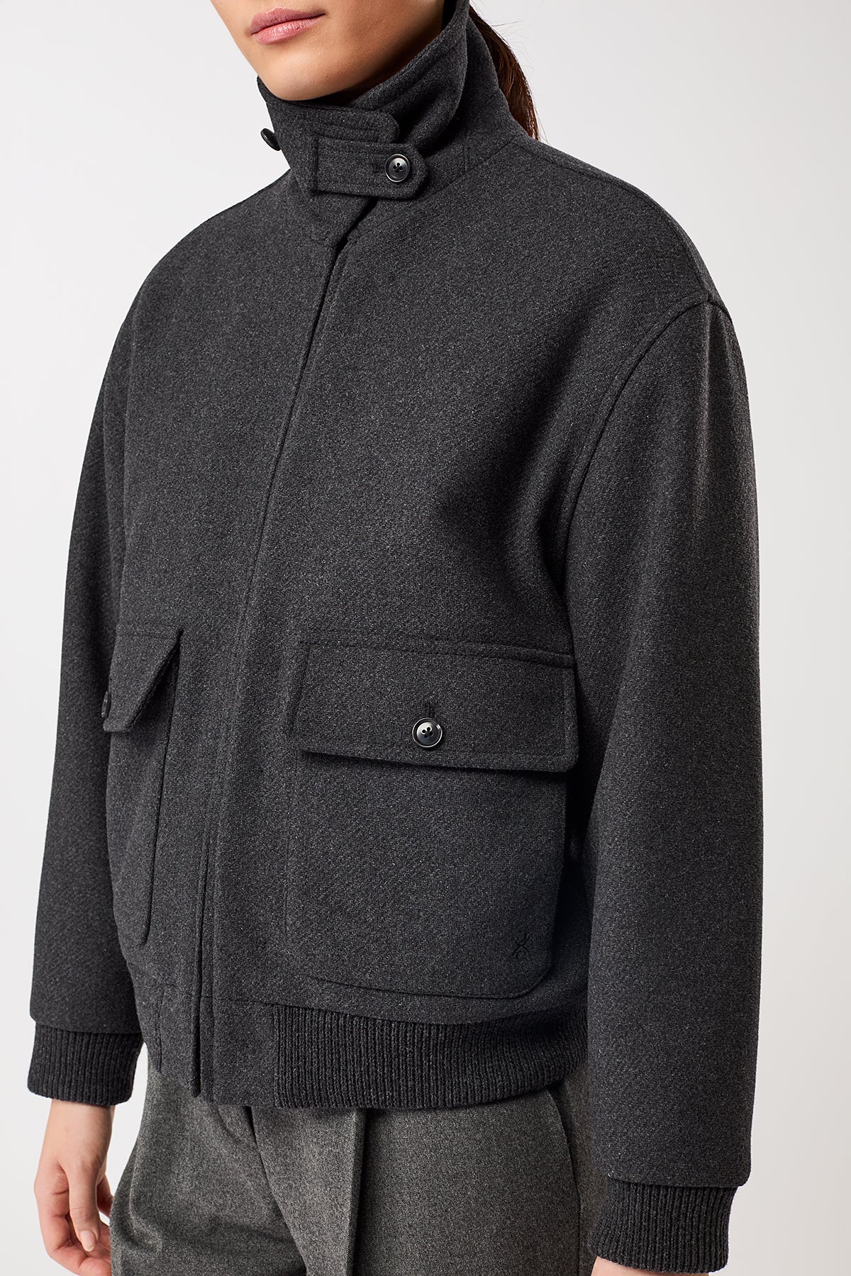 langerchen-blouson-style-aus-recycelter-wolle-anthra image 6