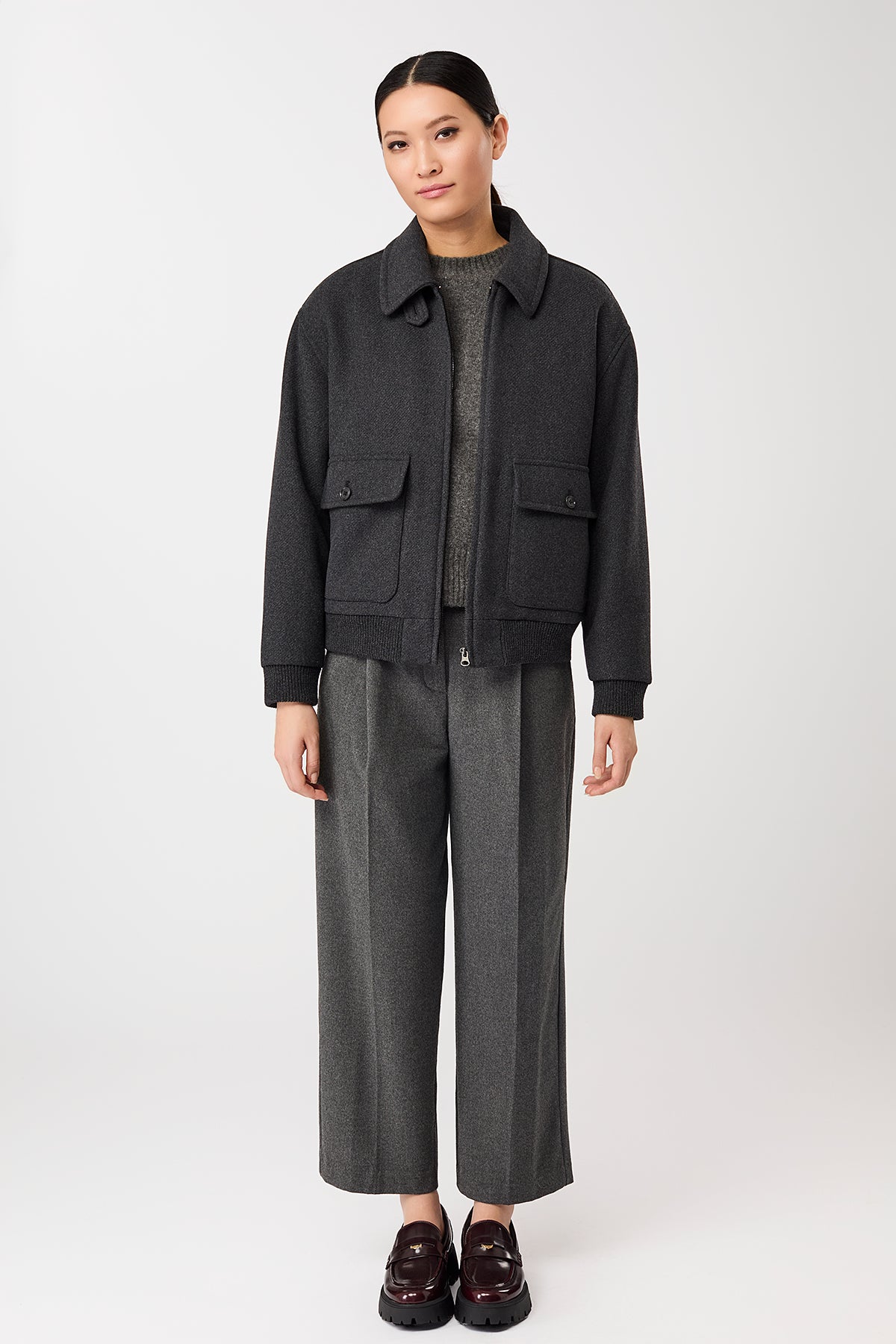 langerchen-blouson-style-aus-recycelter-wolle-anthra image 4