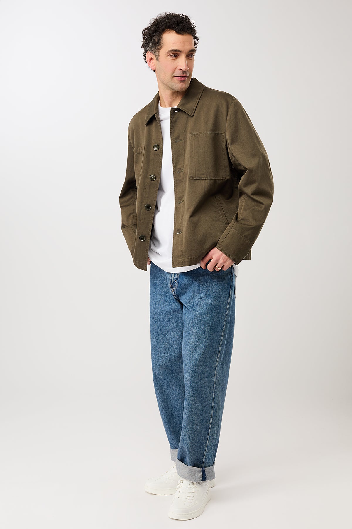 langerchen-workwear-jacke-aus-bio-baumwolle-stone-moss image 1