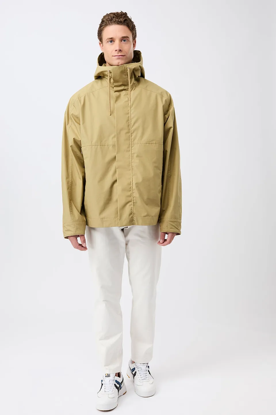langerchen-kapuzenjacke-mit-verdeckter-knopfleiste-breeze image 1