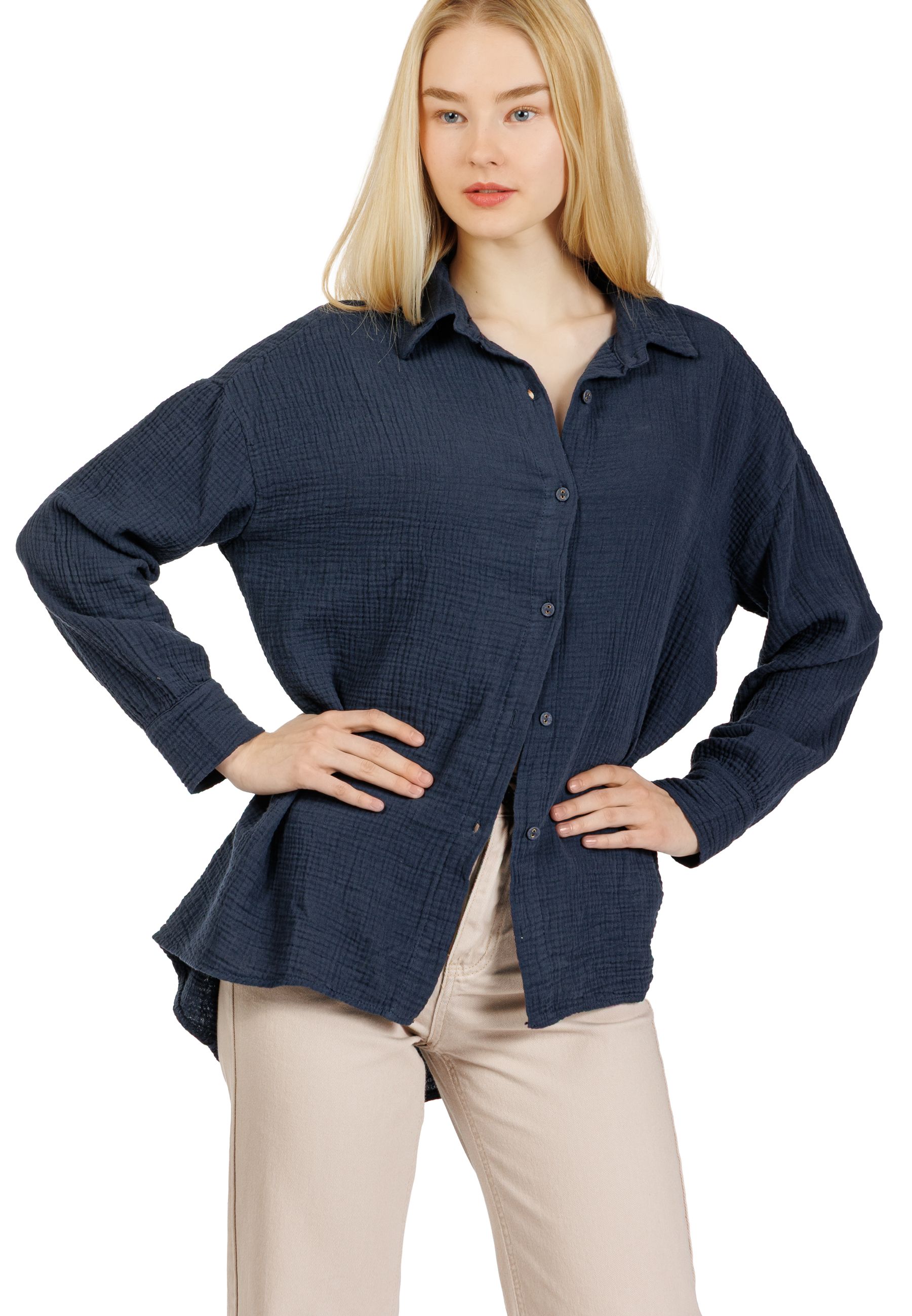 caspar-musselin-bluse-no-028-damen-langarm-aus-baumwolle image 7