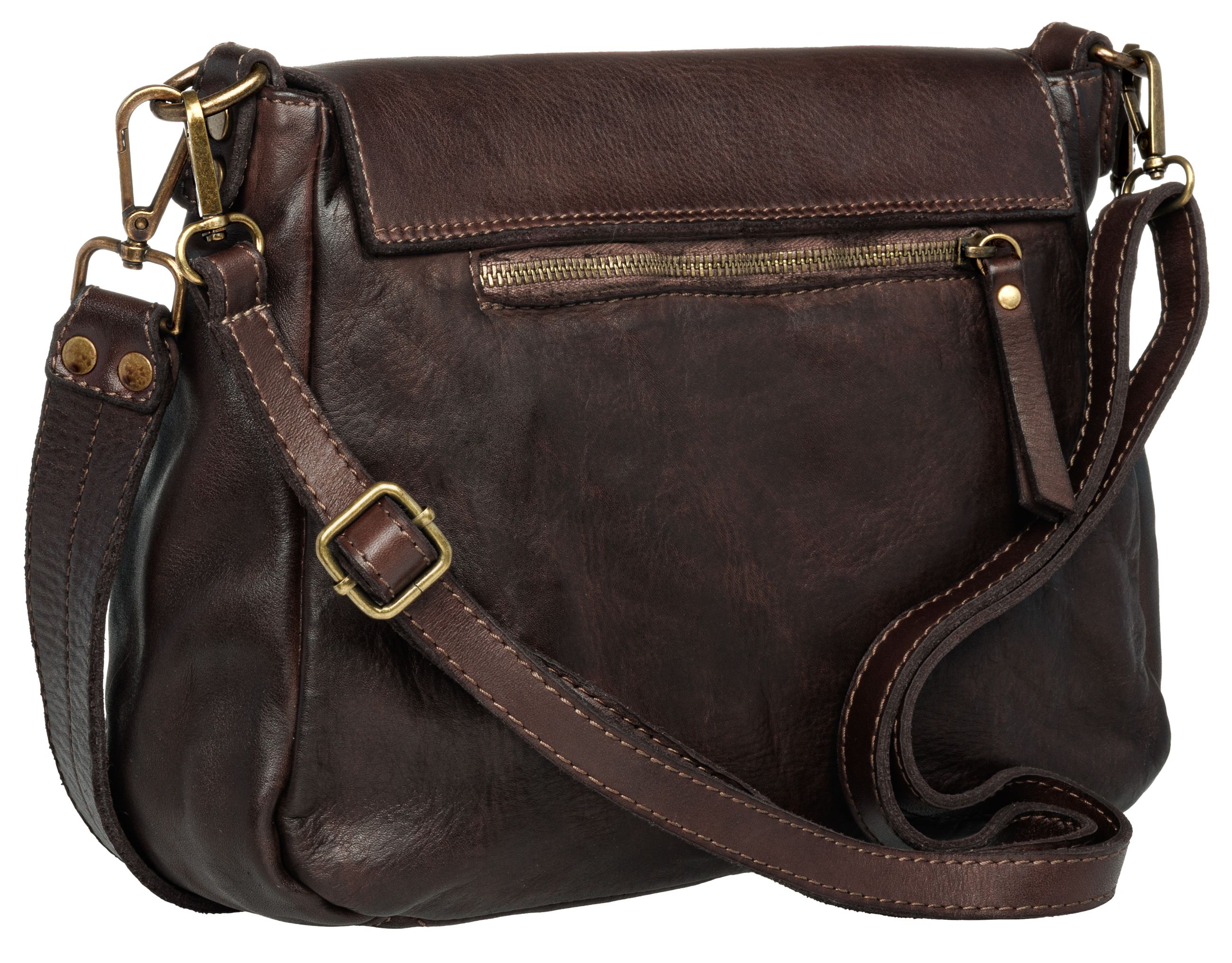 caspar-saddle-no-821-umh-ngetasche-rindsleder-vintage-schultertasche image 6