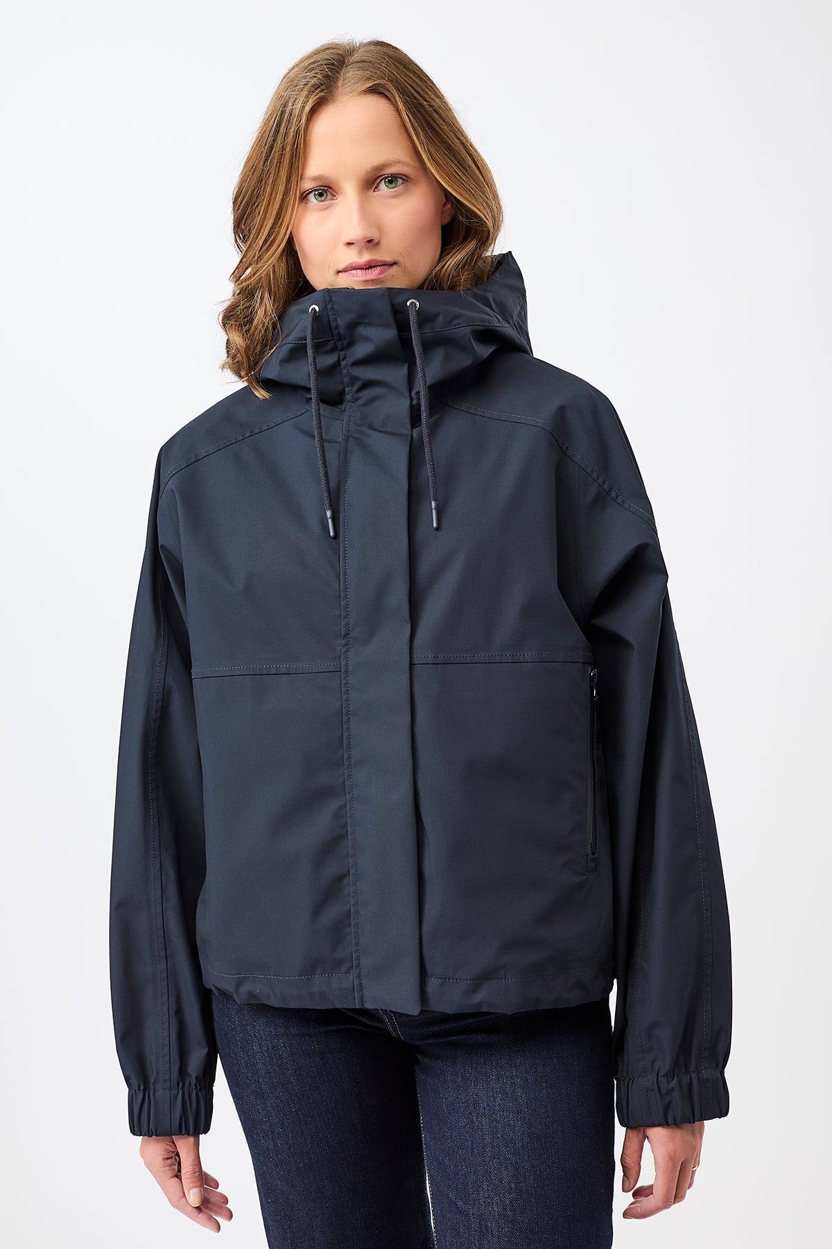 langerchen-kurze-regenjacke-mit-rei-verschlusstasche-navy-regenjacke image 1