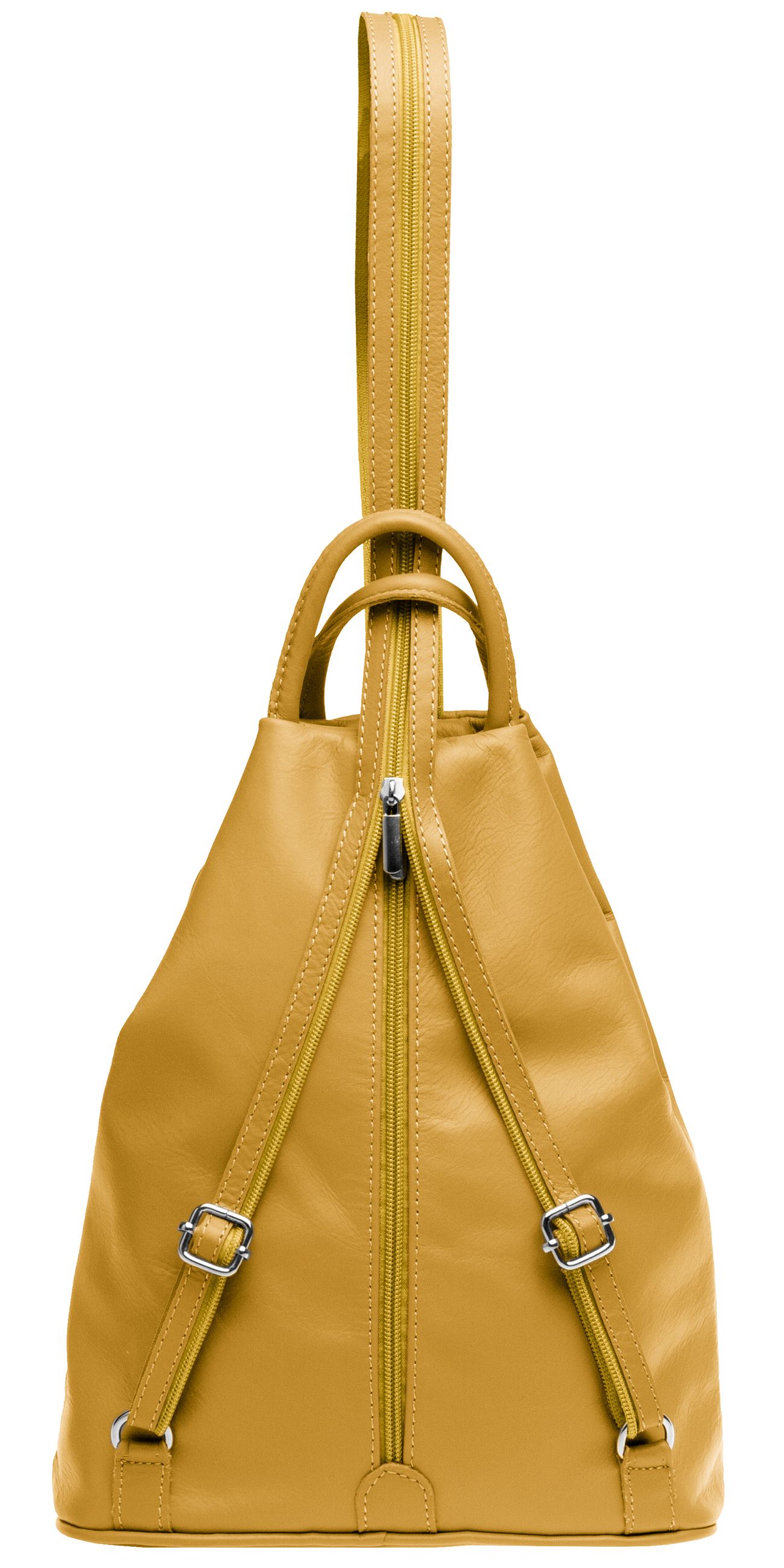 caspar-2in1-bag-no-782-damen-leder-rucksack-handtasche image 8