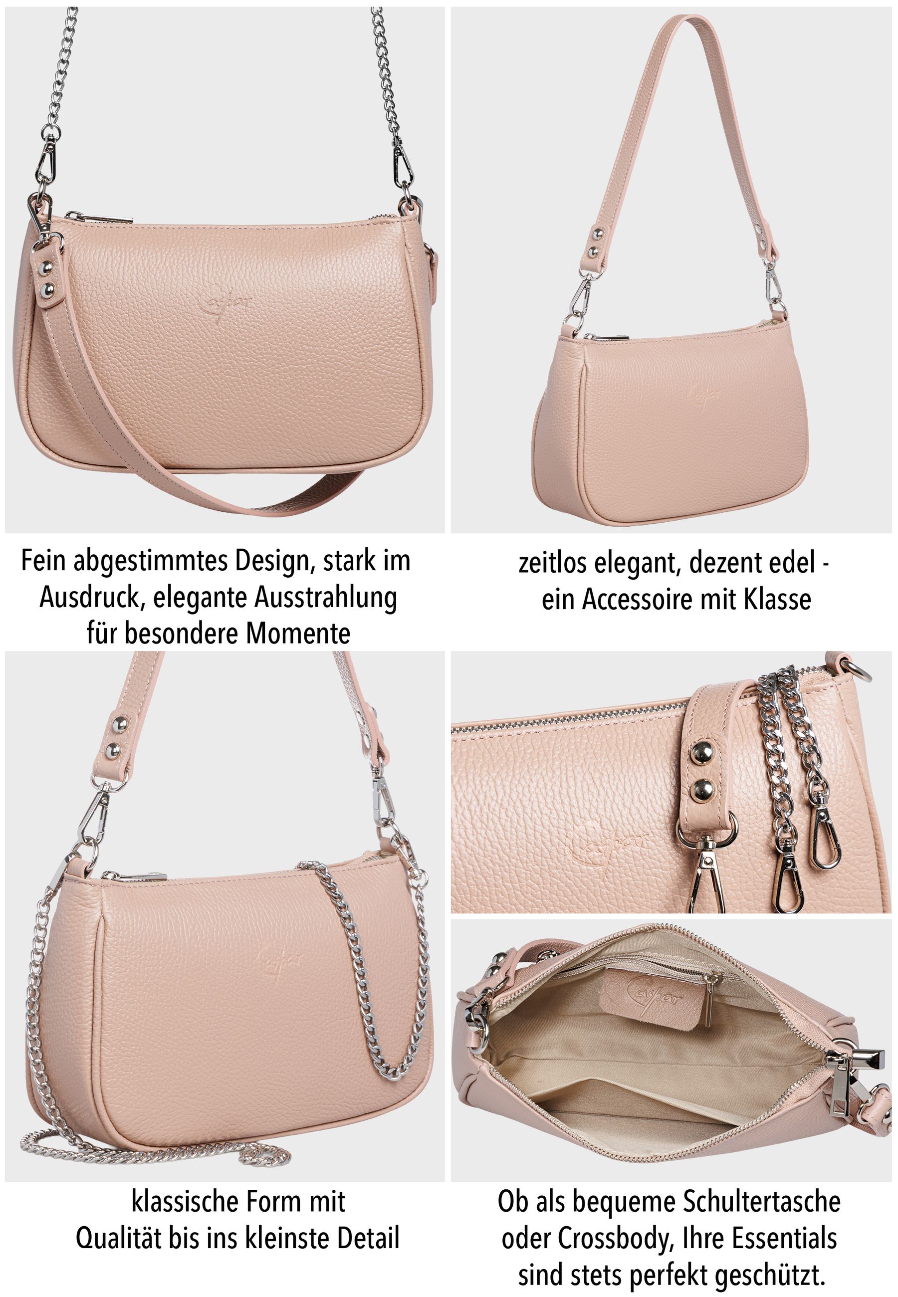 caspar-no-850-premium-line-damen-umh-ngetasche-echtleder-crossbody-mittelgro-mad image 5
