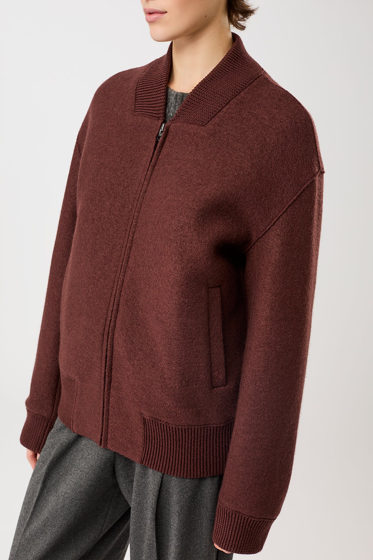 langerchen-90er-bomber-style-mit-rippe-blouson-burgundy image 4