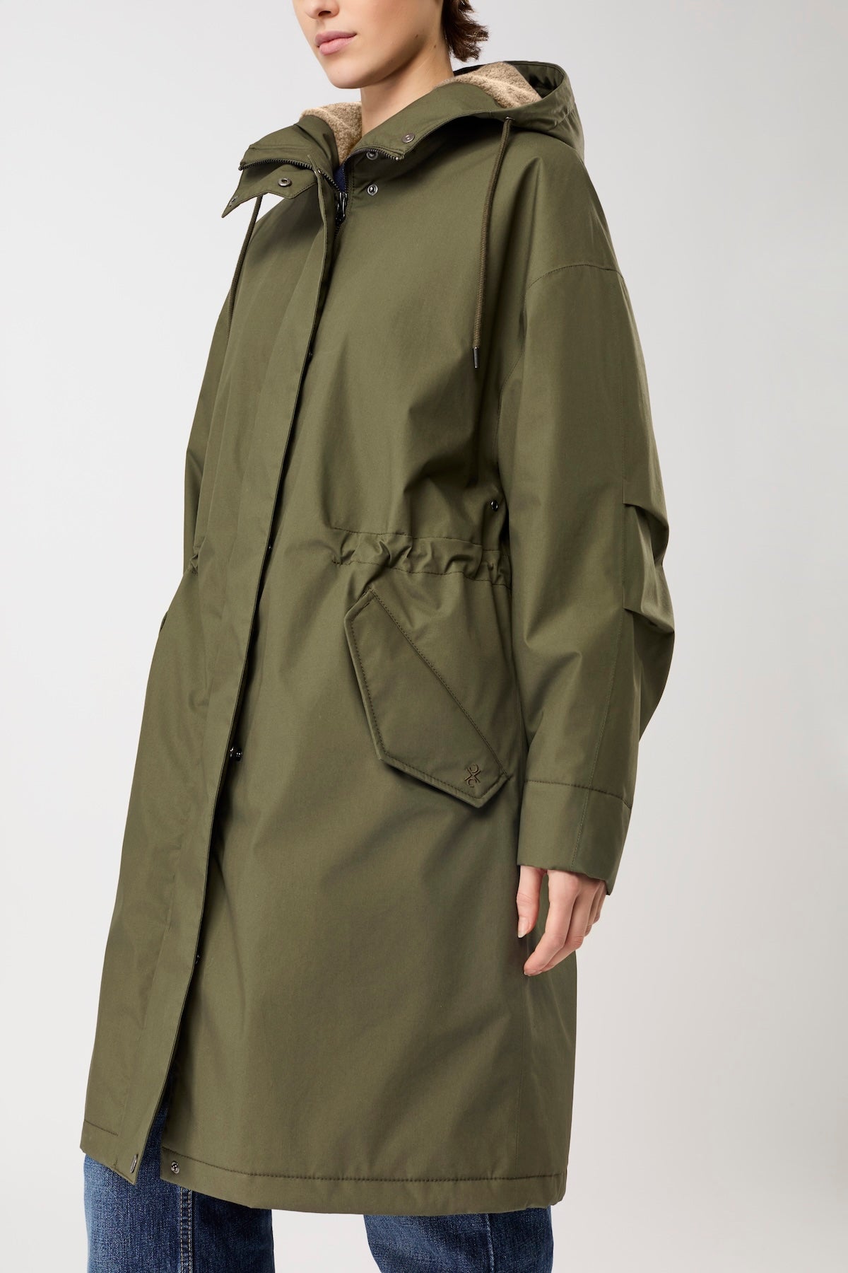 langerchen-langer-parka-leicht-wattiert-parka-olive image 2