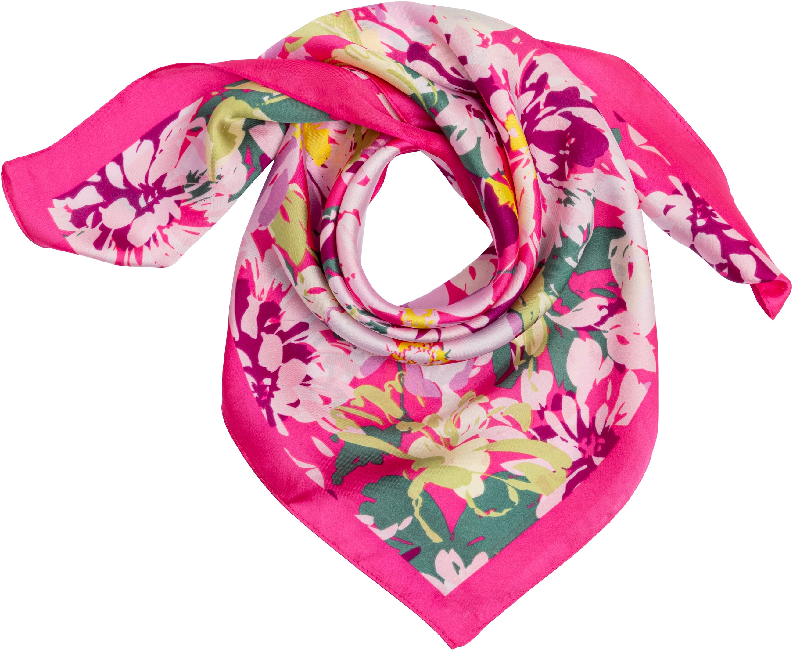 caspar-schal-no-535-damen-sommerschal-70x70-pink-blumen image 3
