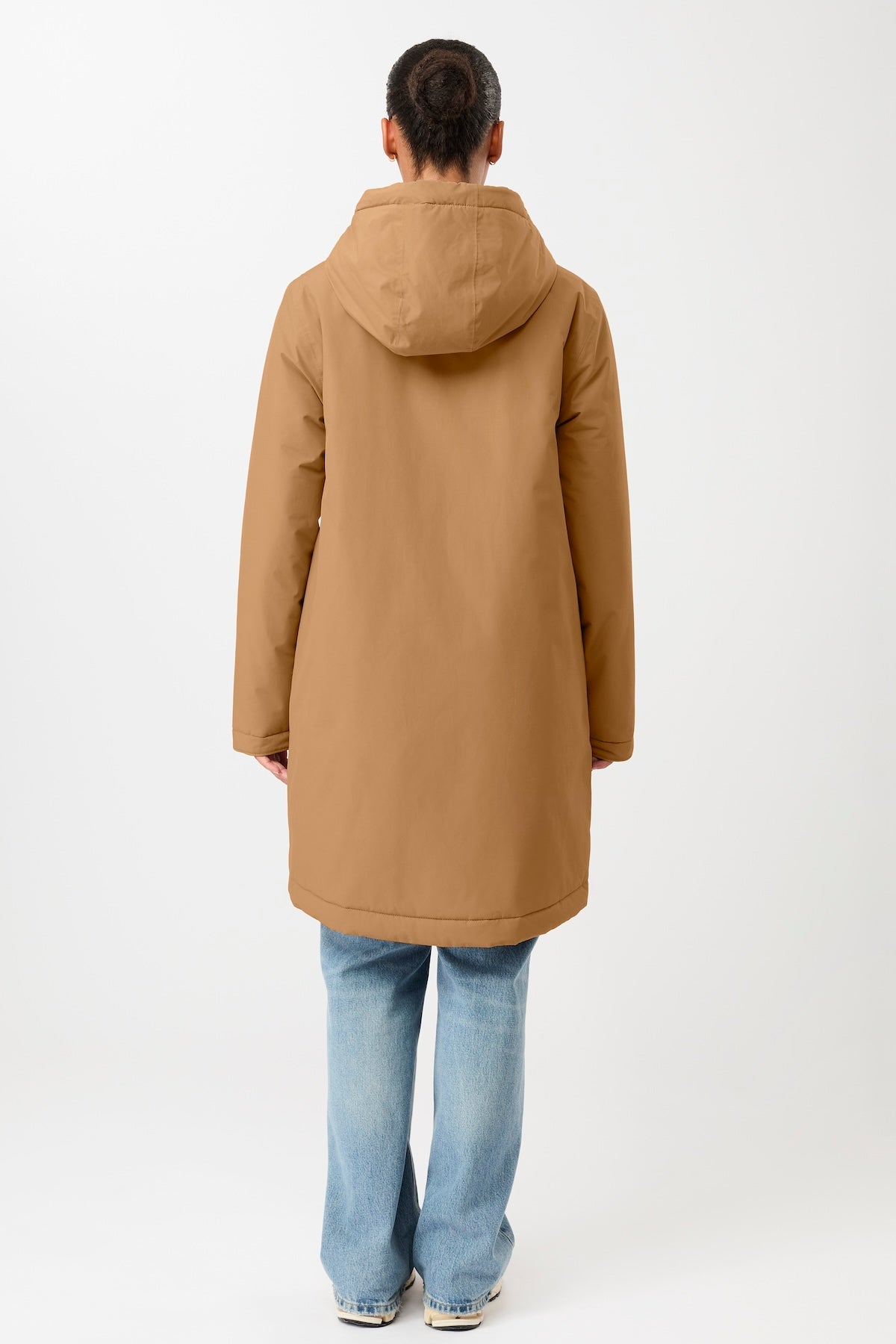 langerchen-oak-wattierter-parka-leicht-tailliert-parka-beige-braun image 3