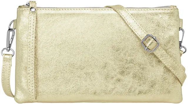 caspar-clutch-no-717-damen-abendtasche-echtleder-metallic image 1
