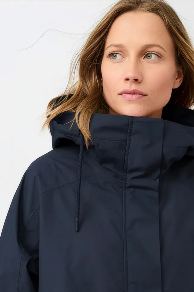 langerchen-kapuzenjacke-mit-falten-am-arm-navy image 1