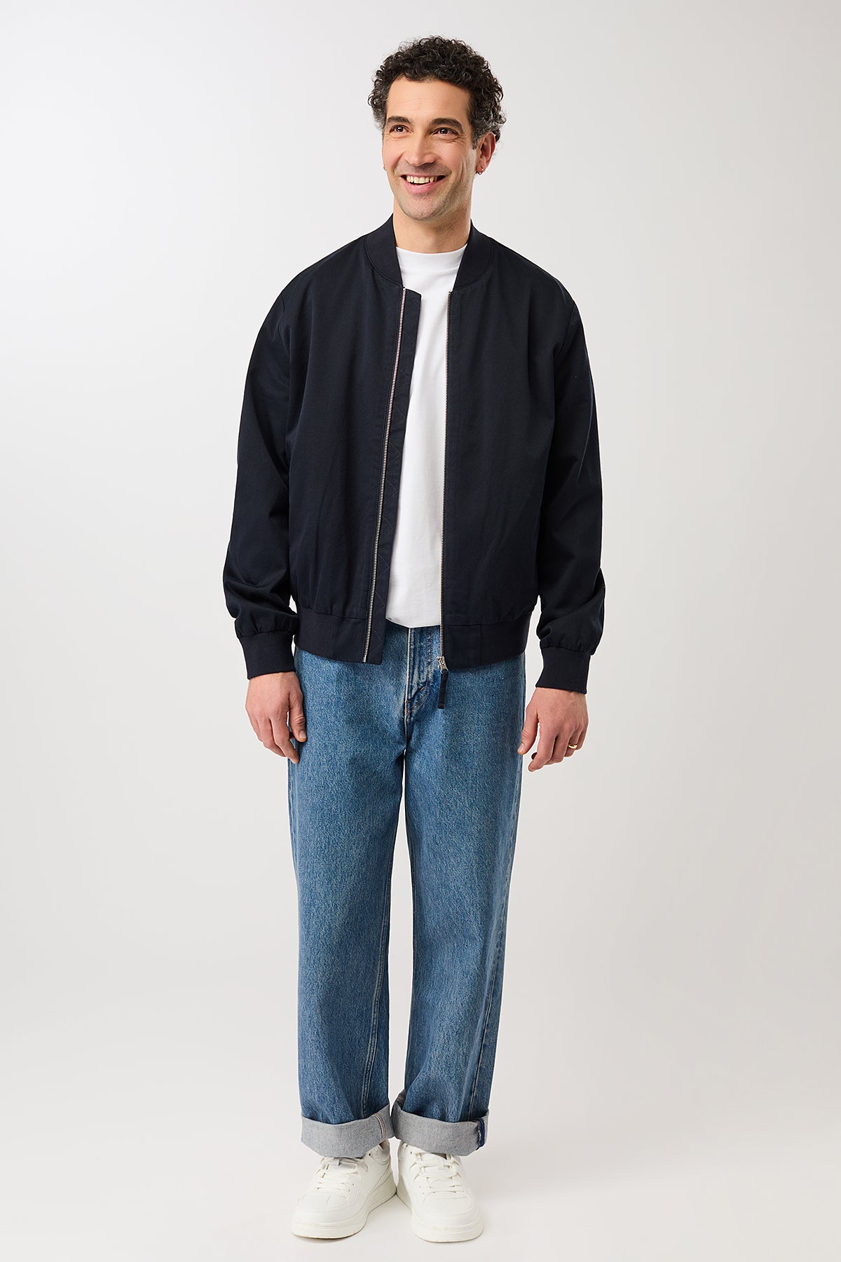 langerchen-bomberjacke-mit-rippenbund-aus-bio-baumwolle-navy image 3