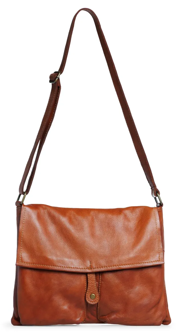 caspar-no-819-vintage-messenger-bag-echtleder-crossbody-made-in-italy image 1