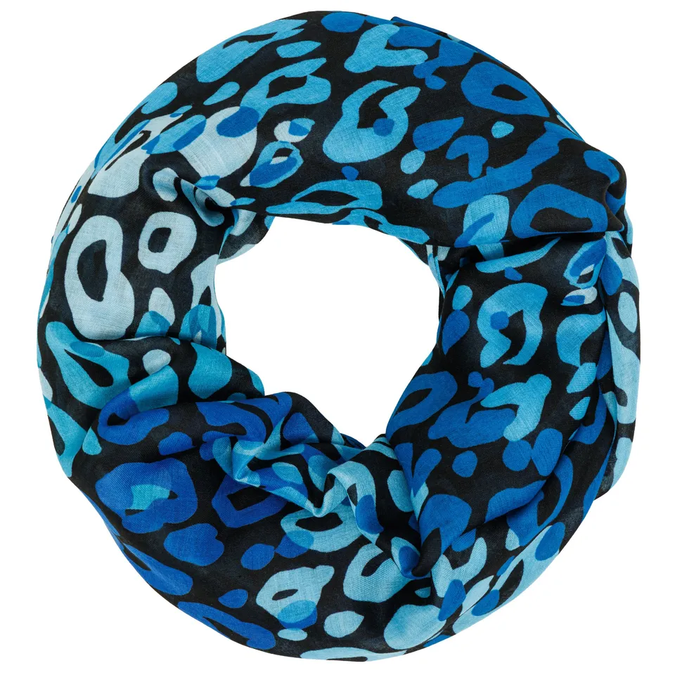 caspar-loop-no-551-damen-loop-schal-animal-print-170-x-70-cm image 1