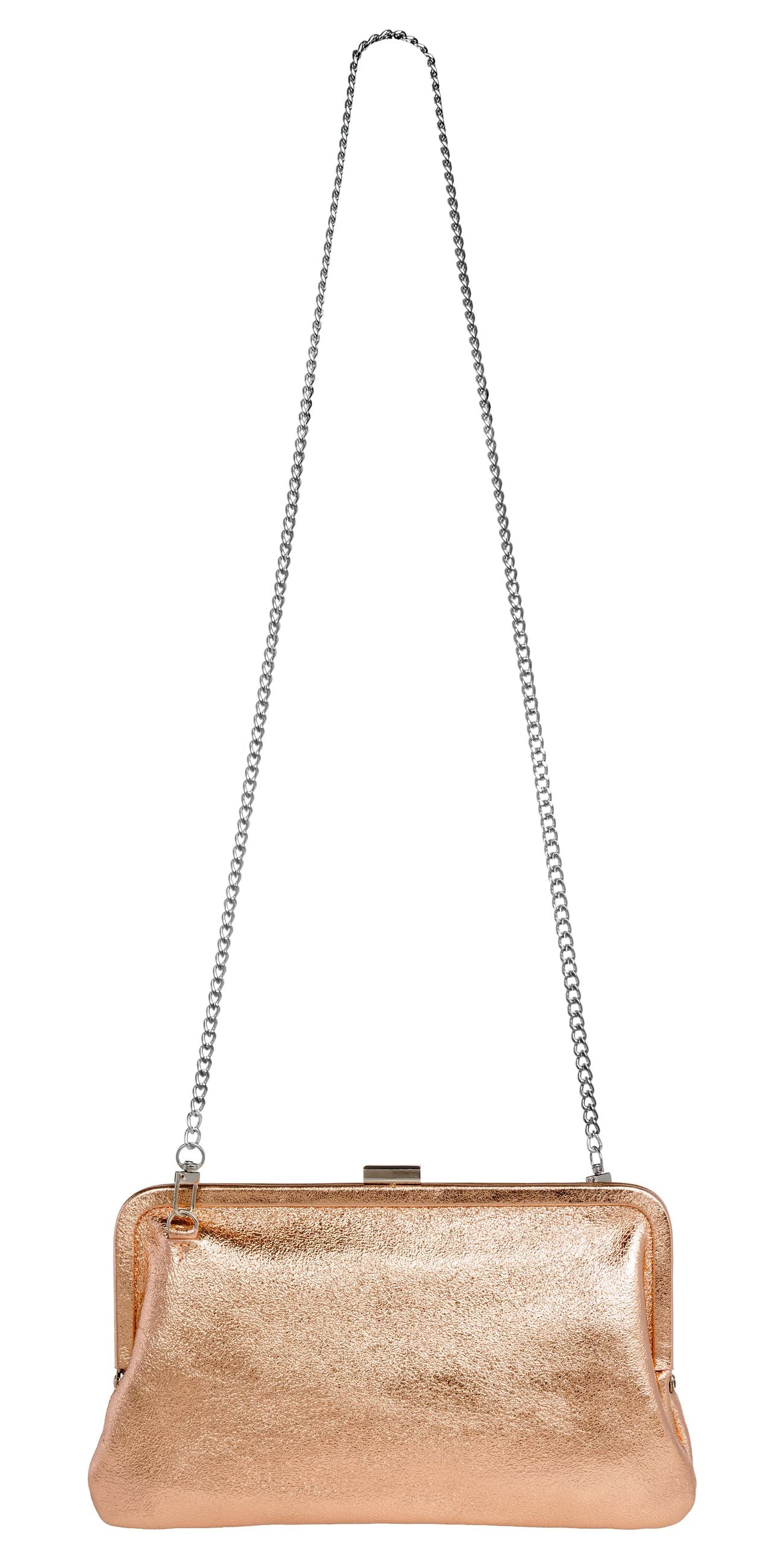 caspar-no-862-echtleder-clutch-damen-mit-b-gel-und-kette image 8