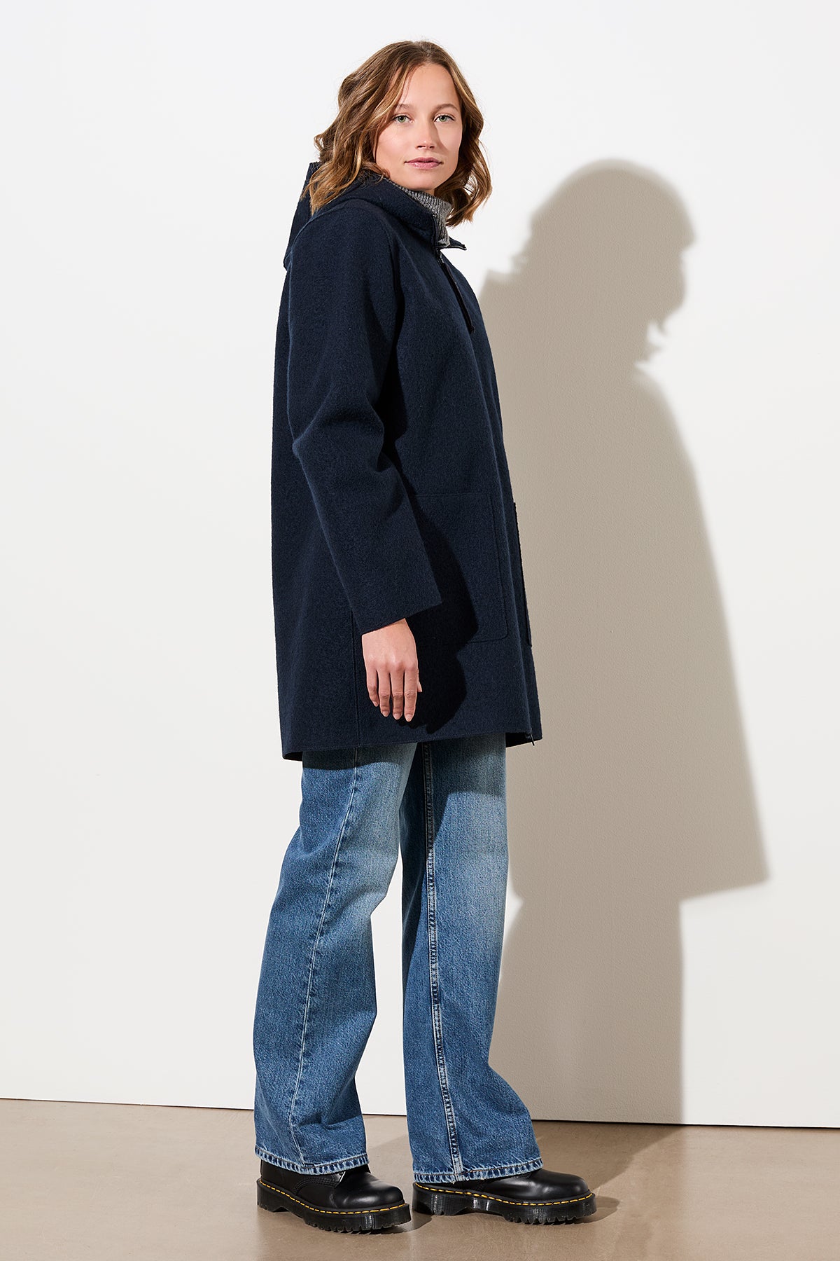 langerchen-kapuzenjacke-aus-walk-mit-membran-navy image 3