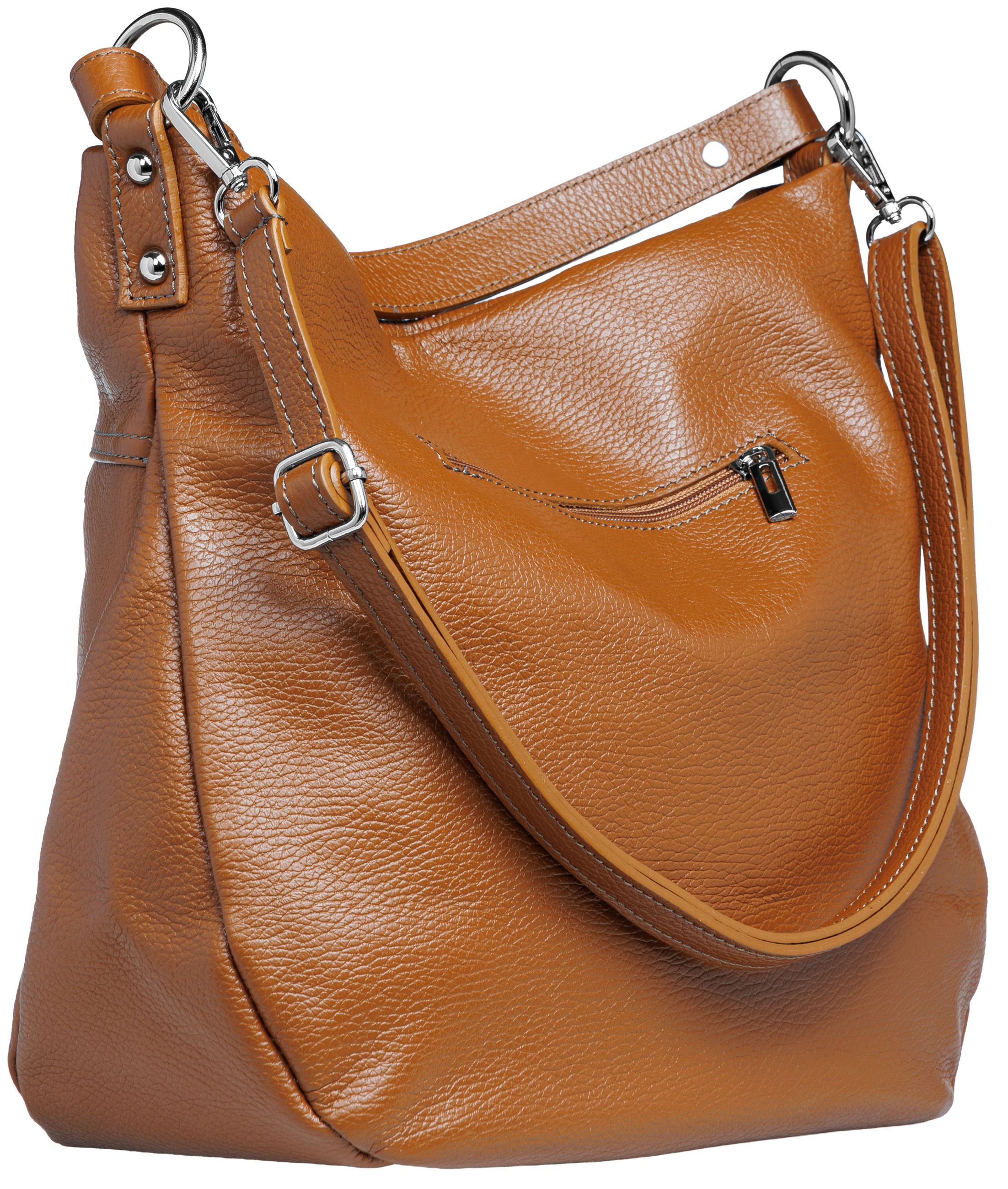 caspar-shoulder-bag-no-795-damen-leder-schultertasche-mini-shopper image 5
