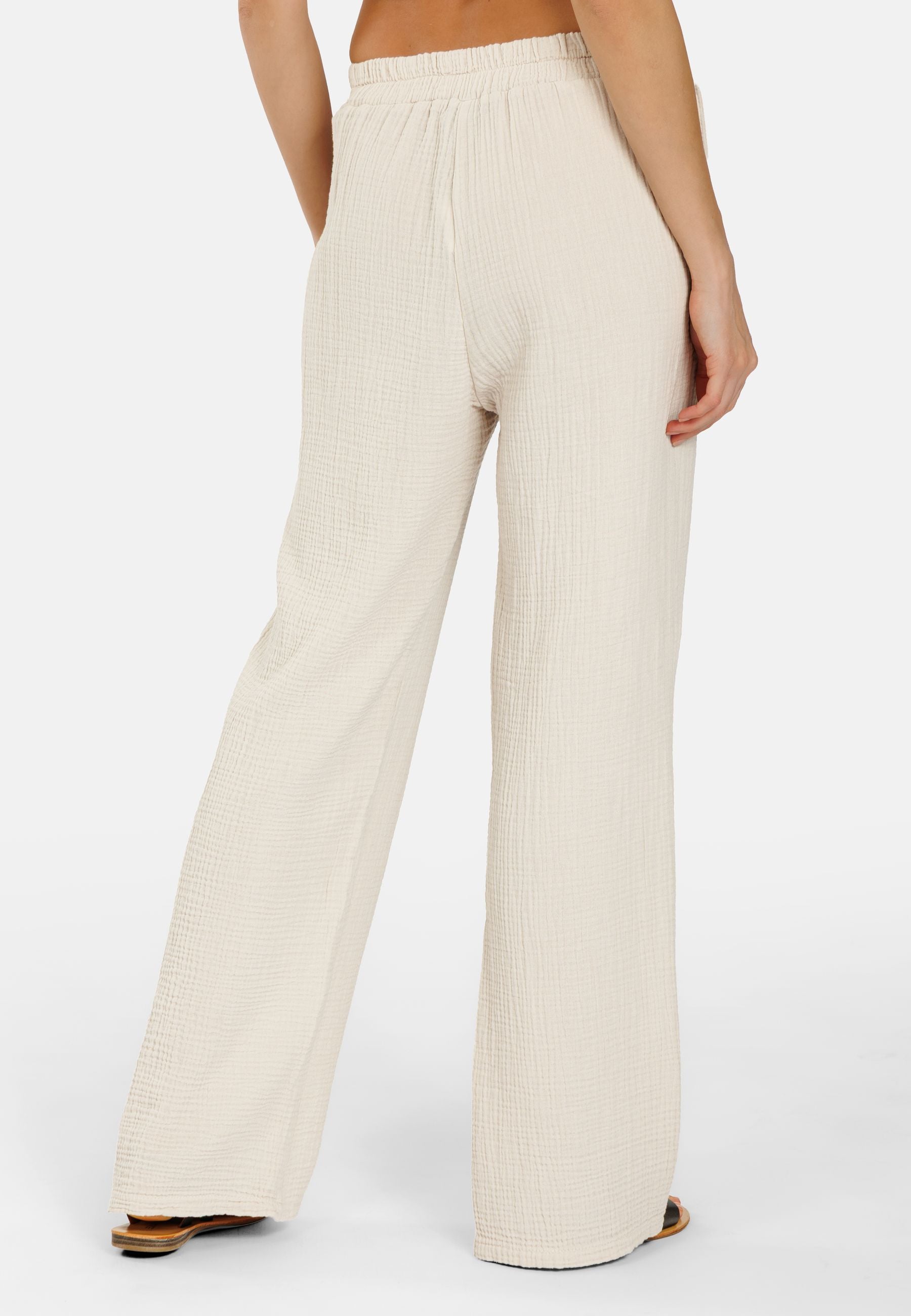 caspar-khs055-damen-musselin-hose-sommer-aus-baumwolle image 4
