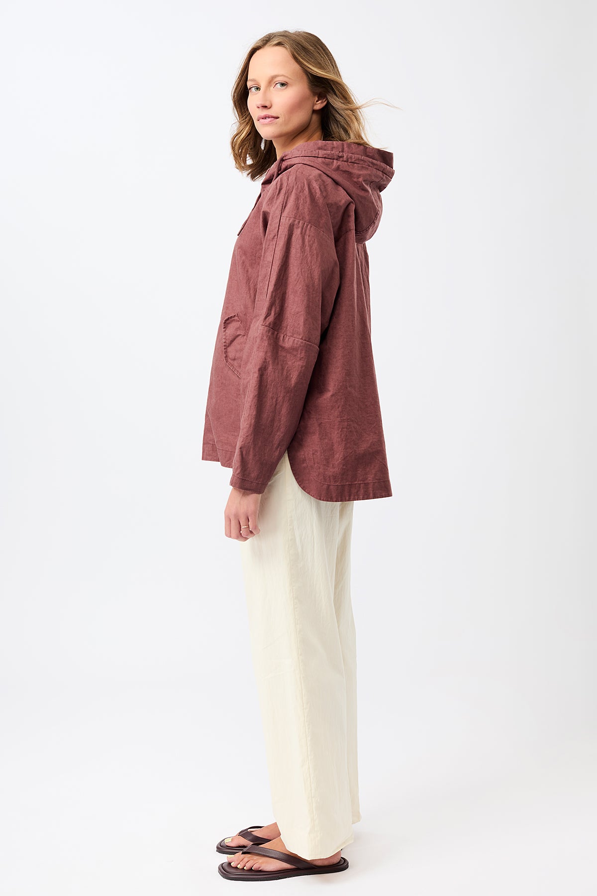langerchen-outdoorjacke-aus-beschichtetem-leinen-rubywood image 3