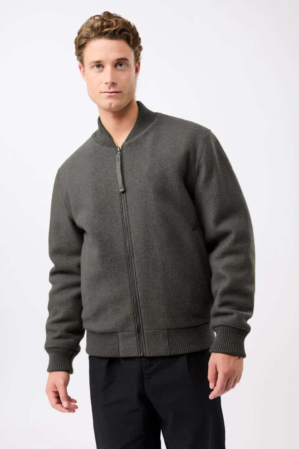 langerchen-bomberjacke-bio-wolle-platinum image 1