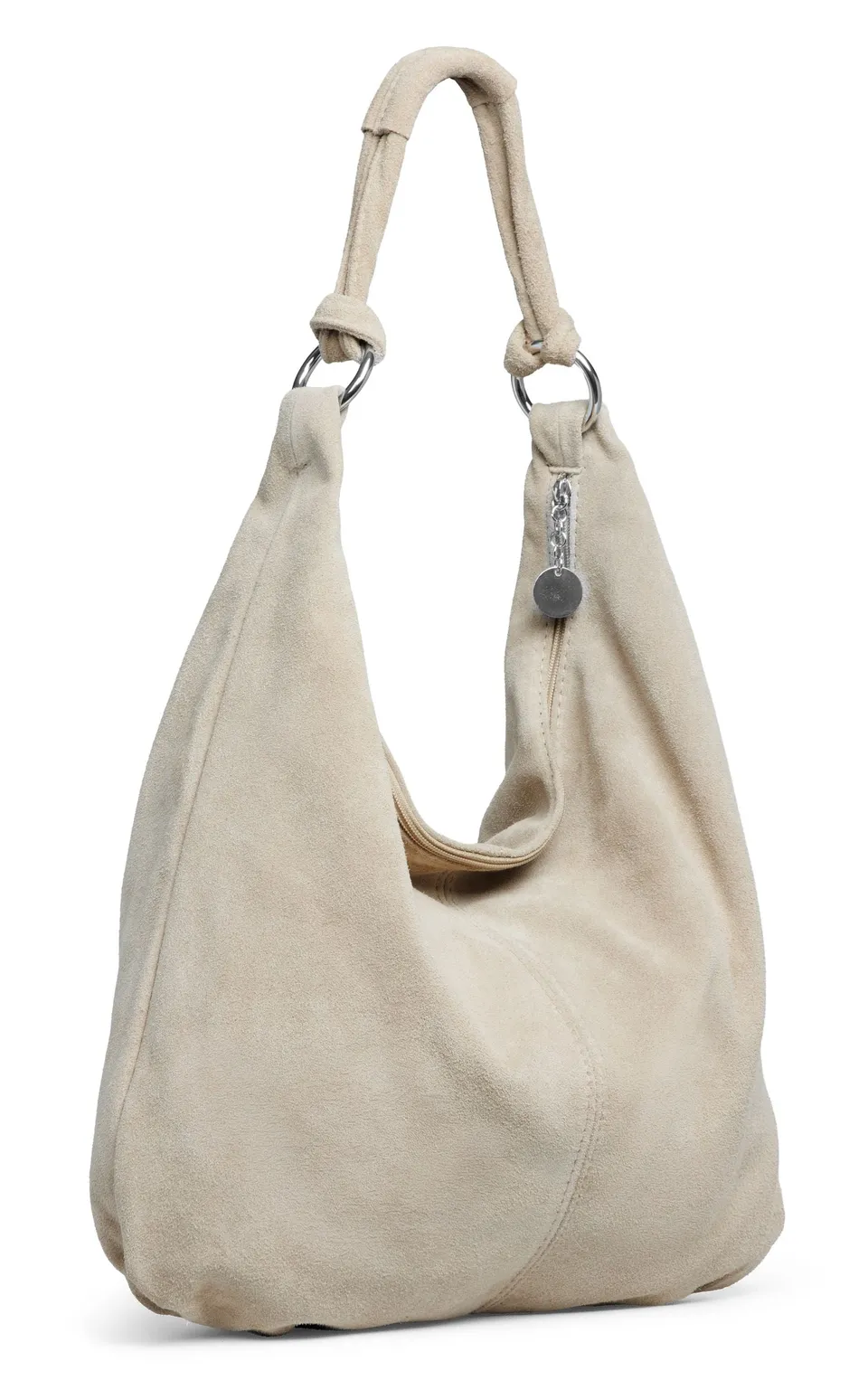 caspar-hobo-bag-no-841-damen-schultertasche-aus-veloursleder image 1
