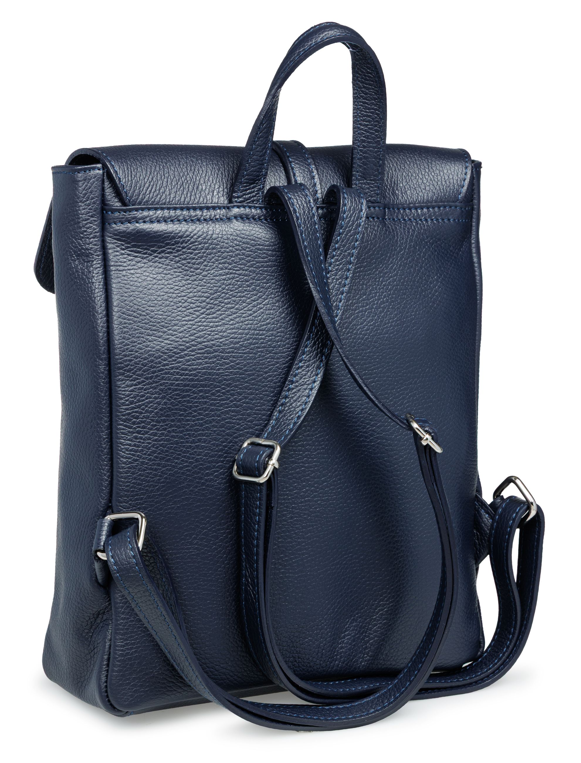 caspar-backpack-no-854-damen-cityrucksack-leder-32x25x9-cm image 3