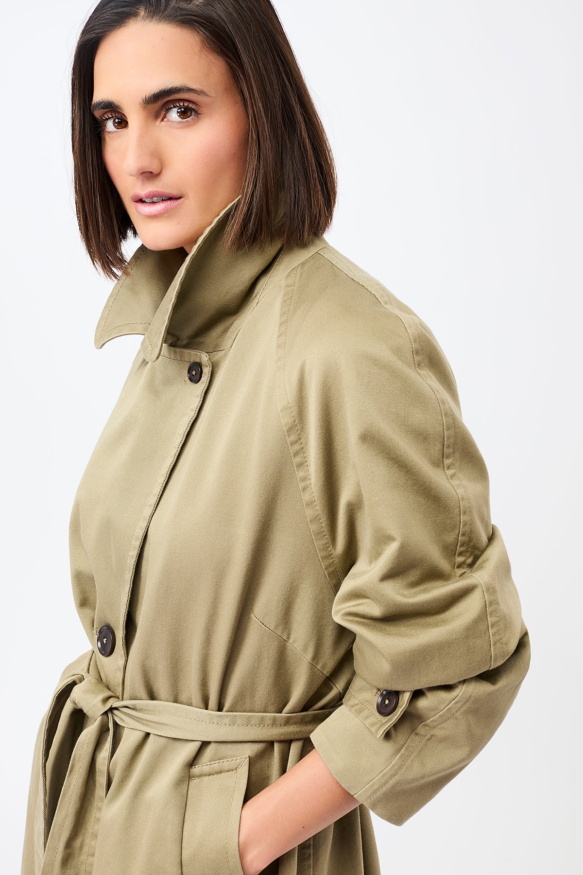 langerchen-breeze-klassischer-trenchcoat-aus-bio-baumwolle-langer-mantel image 5
