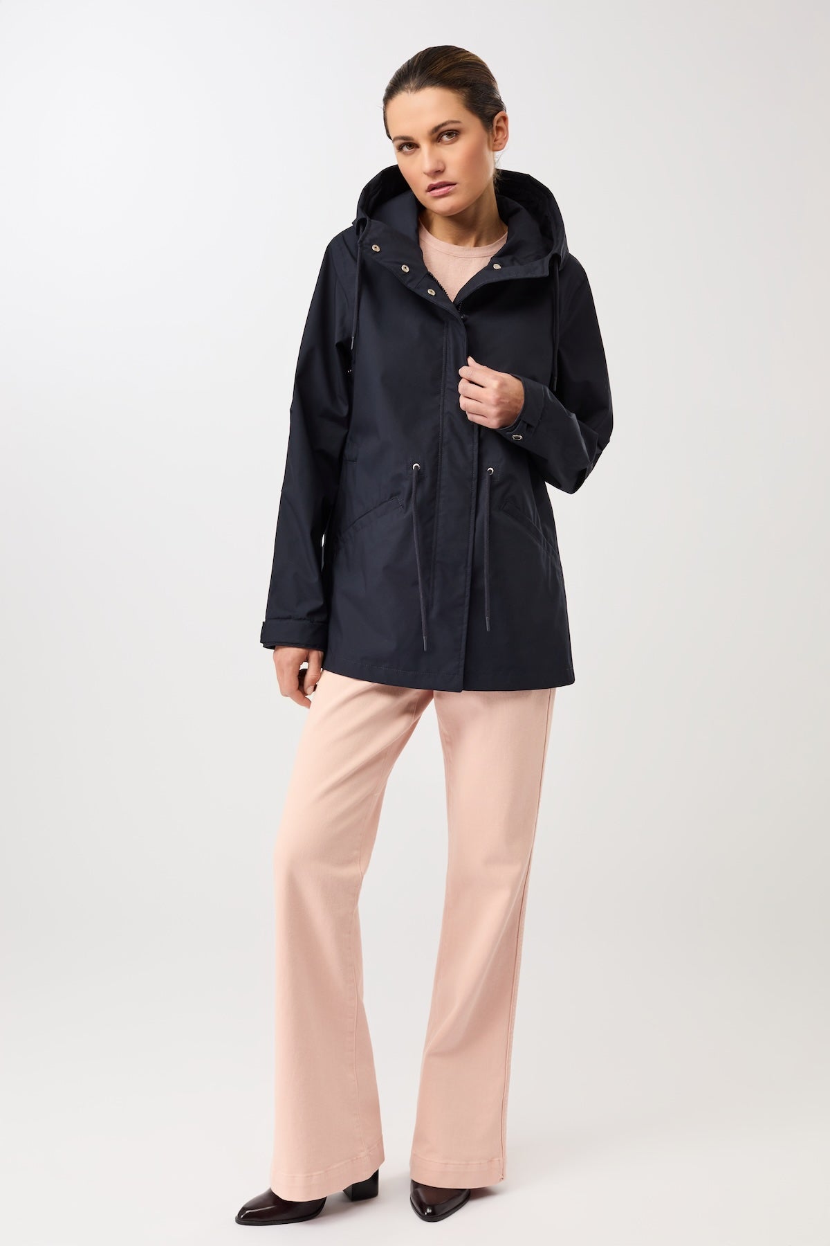 langerchen-kurzer-regenparka-aus-bio-baumwolle-navy image 5