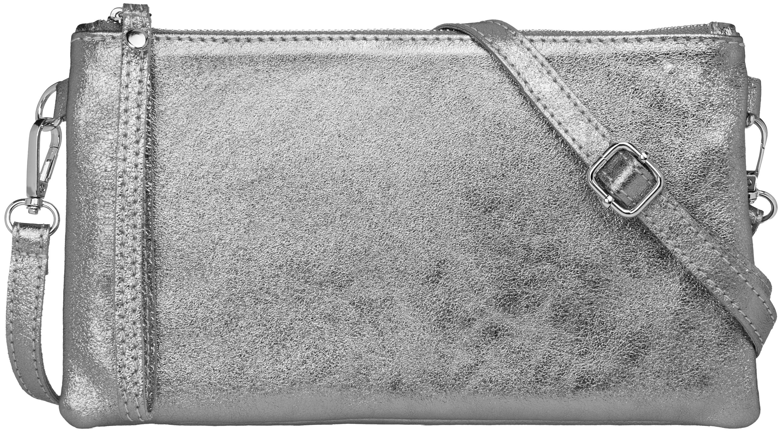 caspar-clutch-no-717-damen-abendtasche-echtleder-metallic image 4