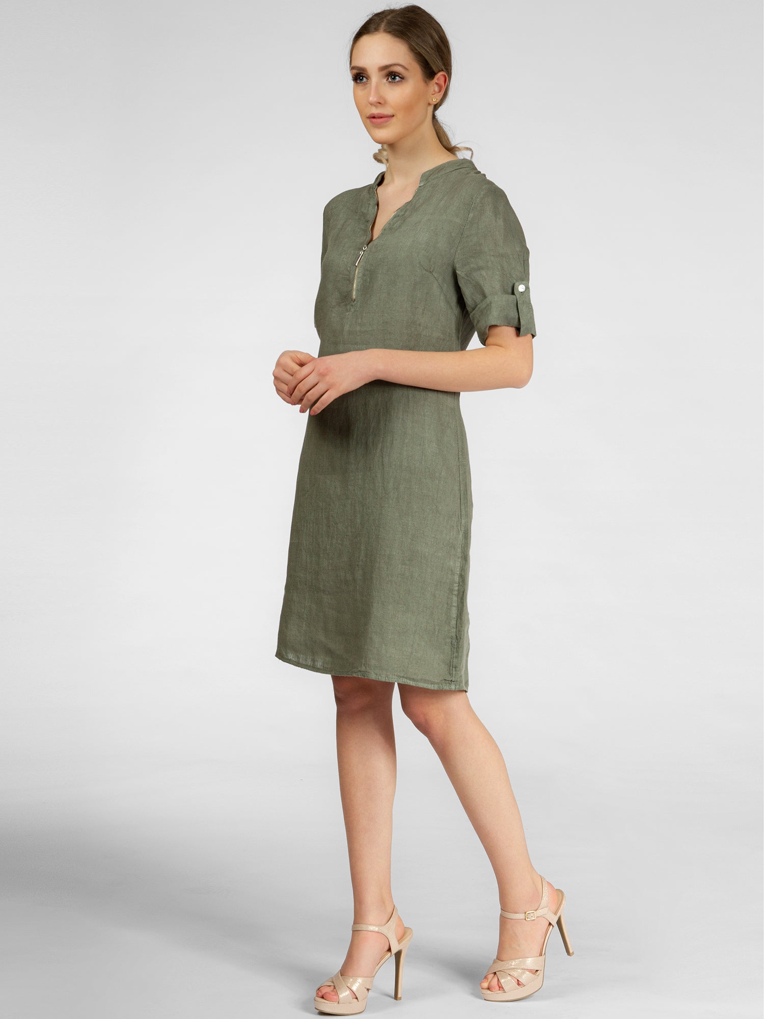 caspar-leinenkleid-no-037-sommerkleid-a-linie-100-leinen image 4