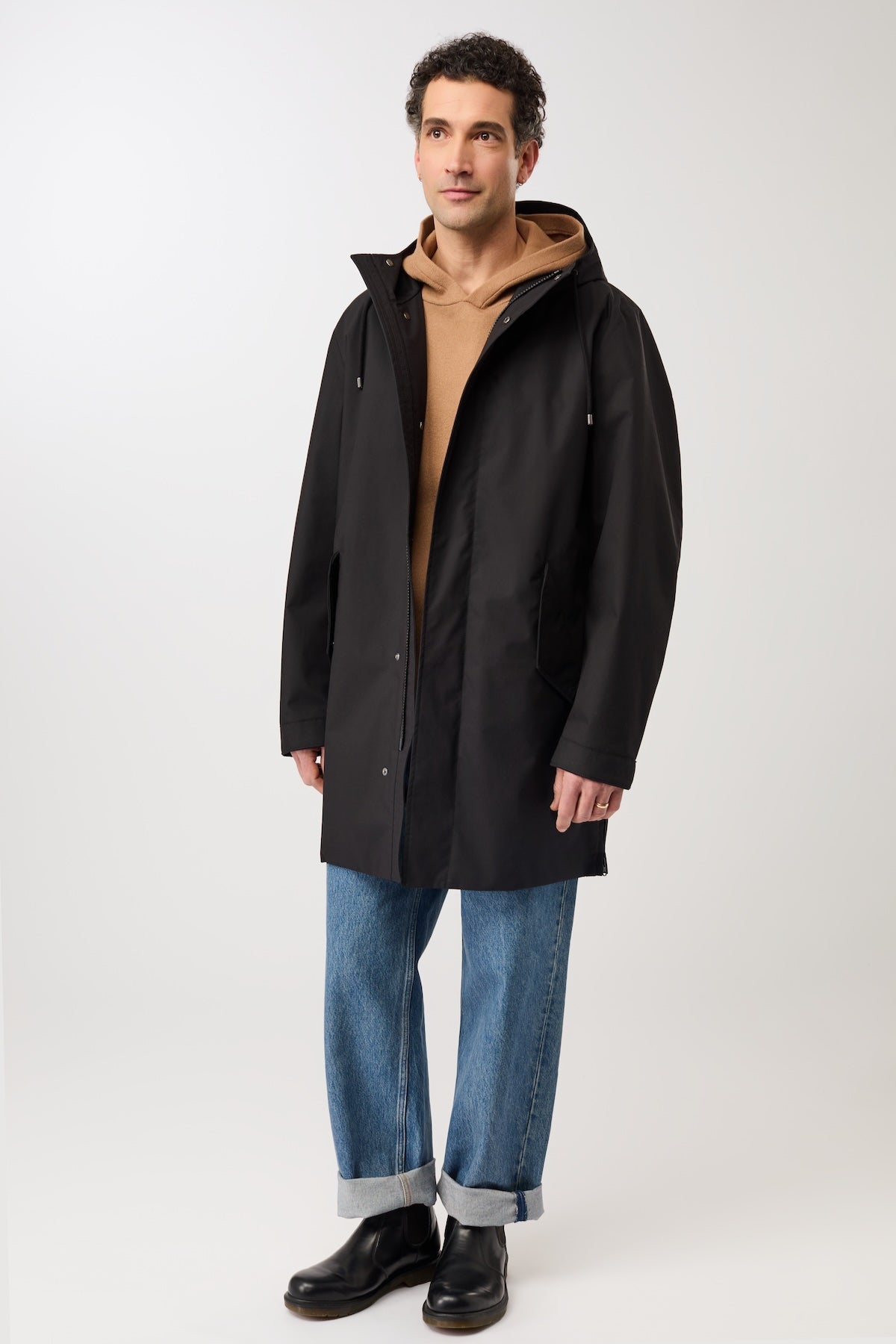 langerchen-regenparka-mit-rei-verschluss-black image 5